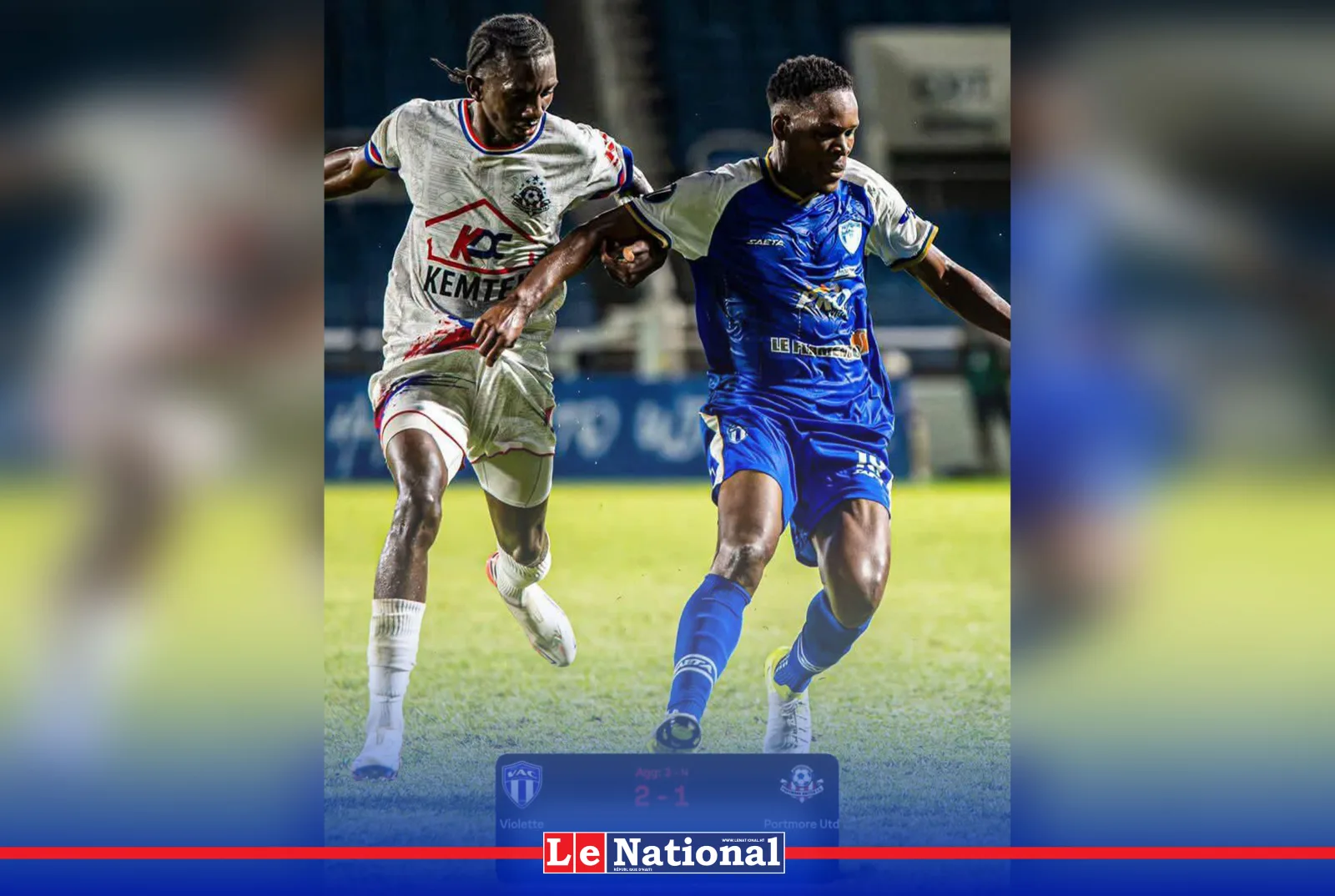 Le Violette AC sort avec les honneurs face au Portmore United !