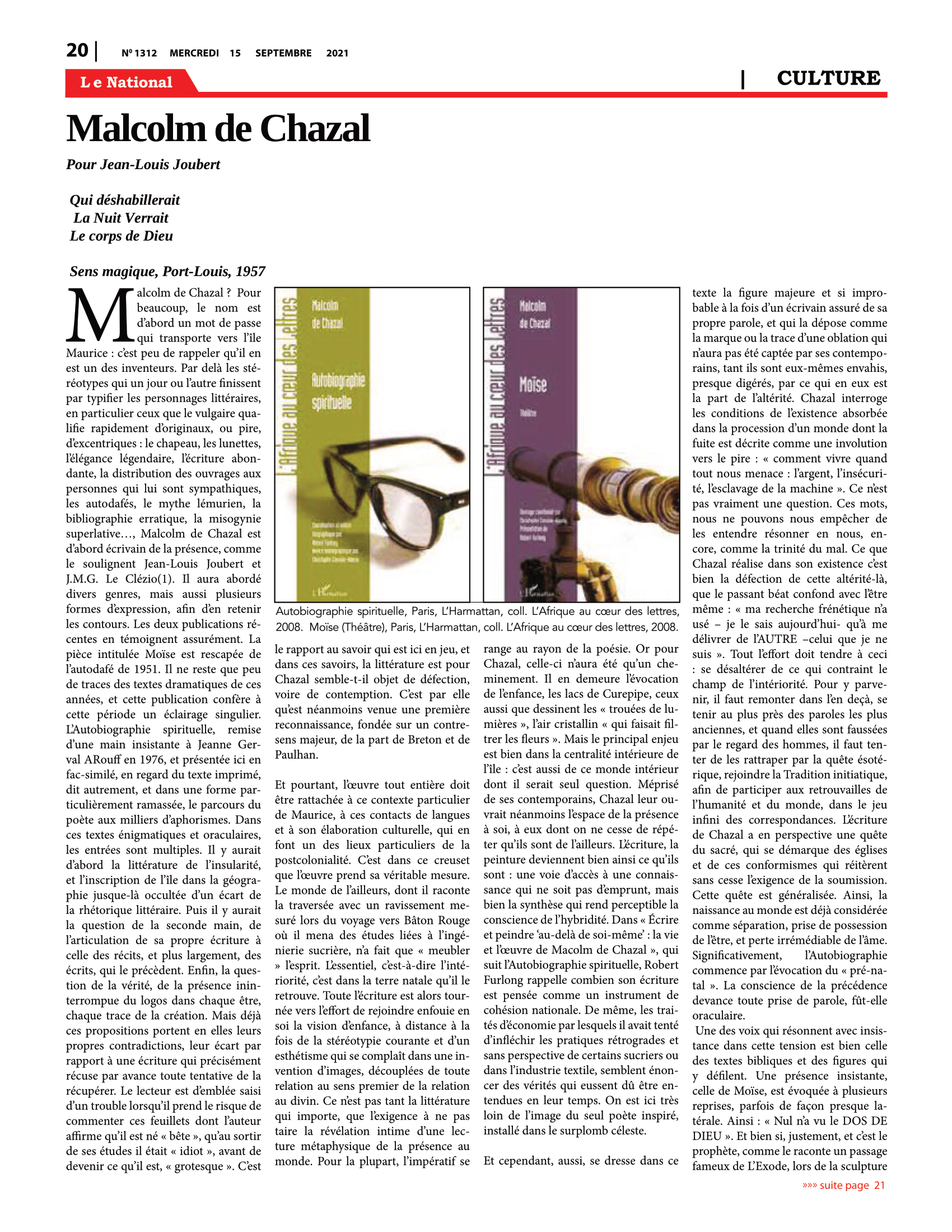Page 20 de l'édition 1312