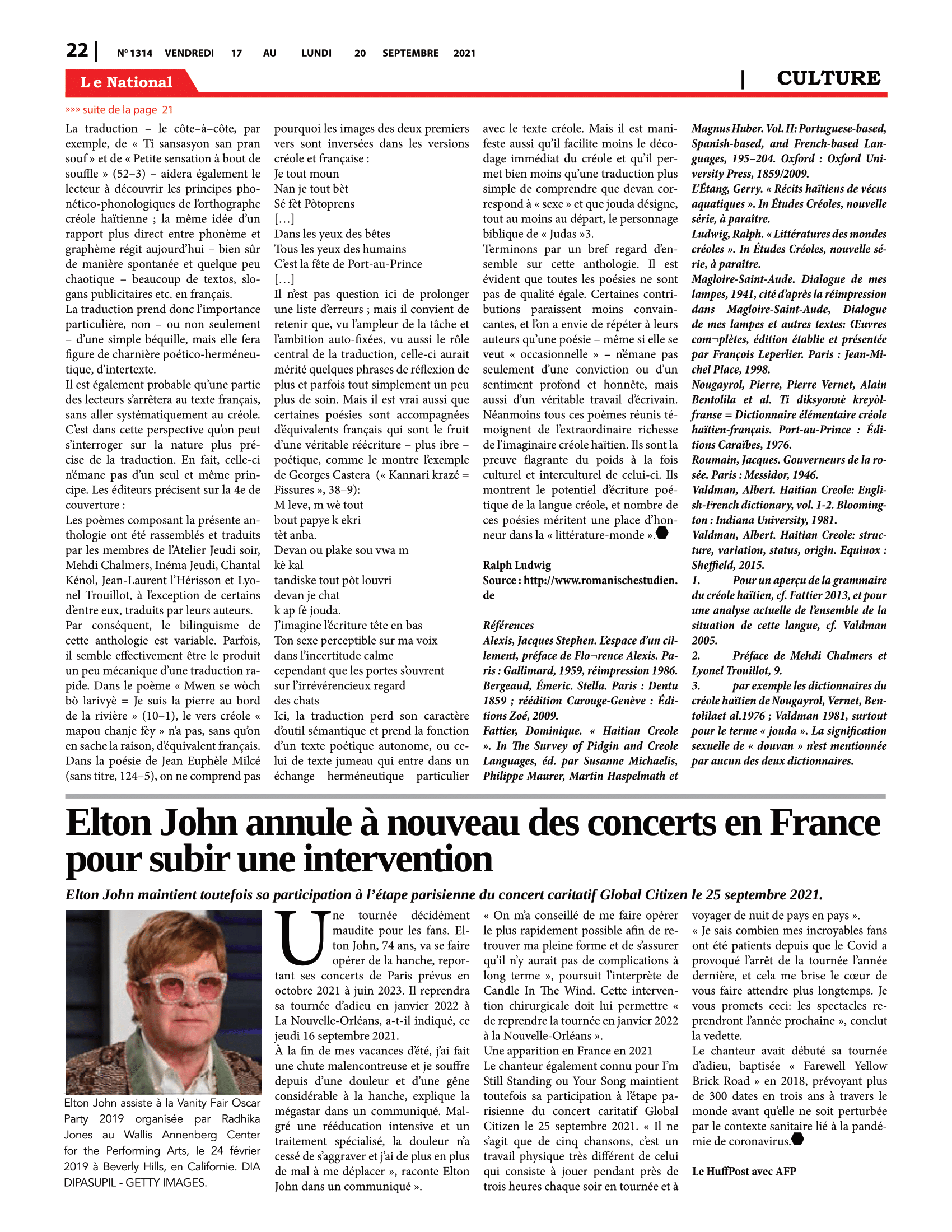 Page 22 de l'édition 1314