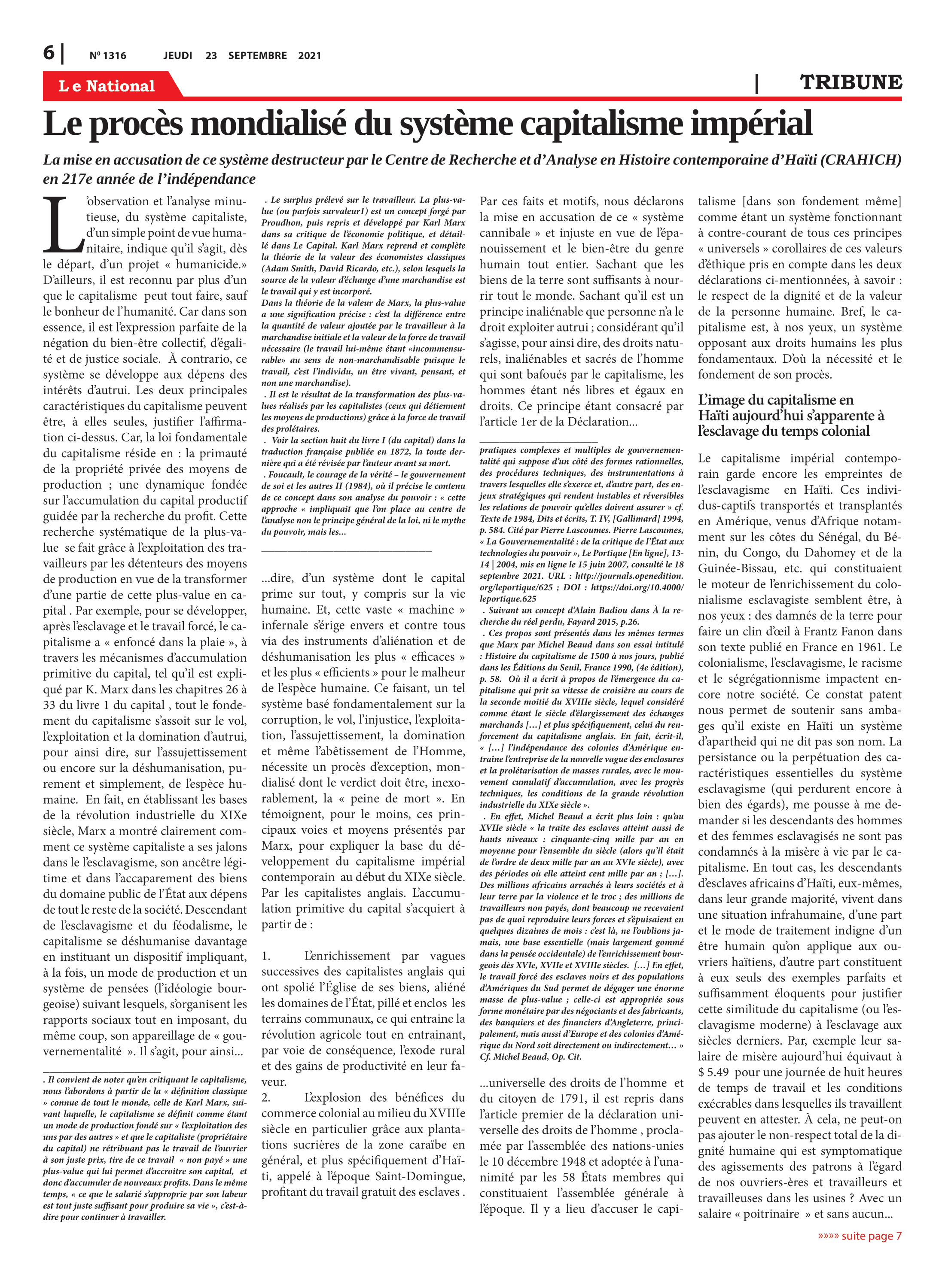 Page 6 de l'édition 1316