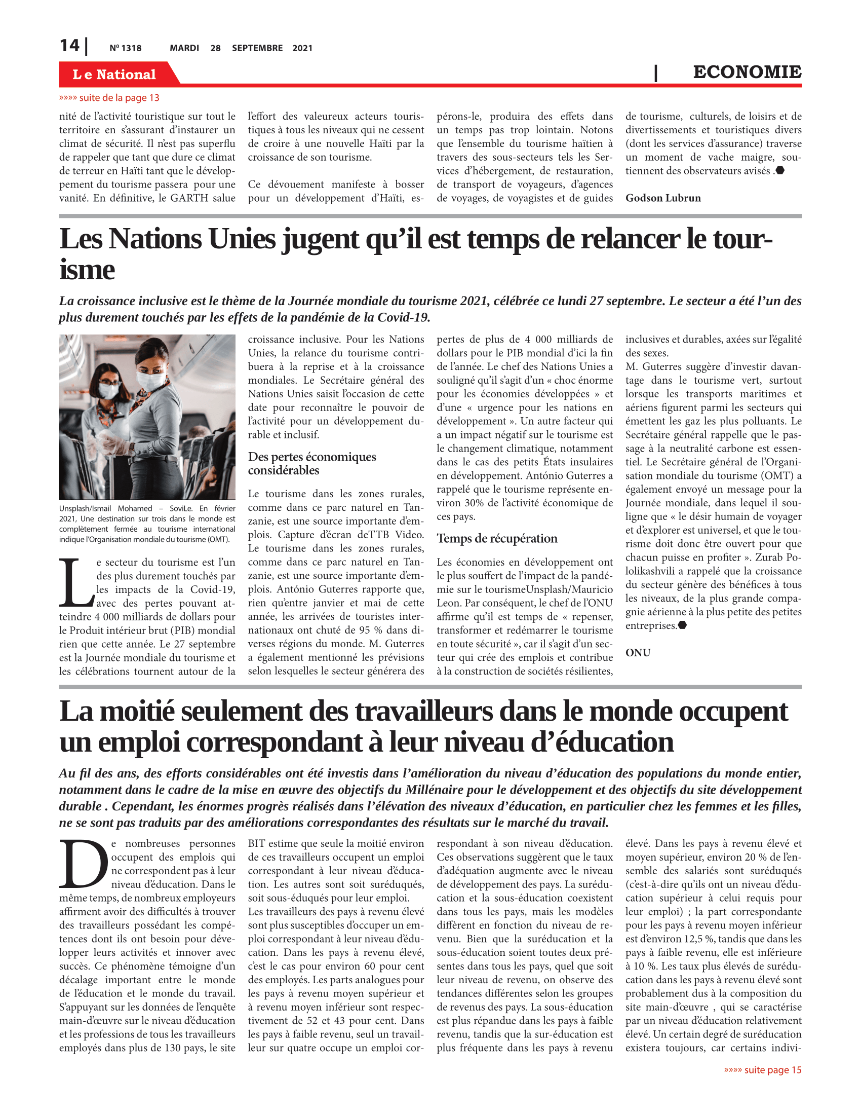 Page 14 de l'édition 1318