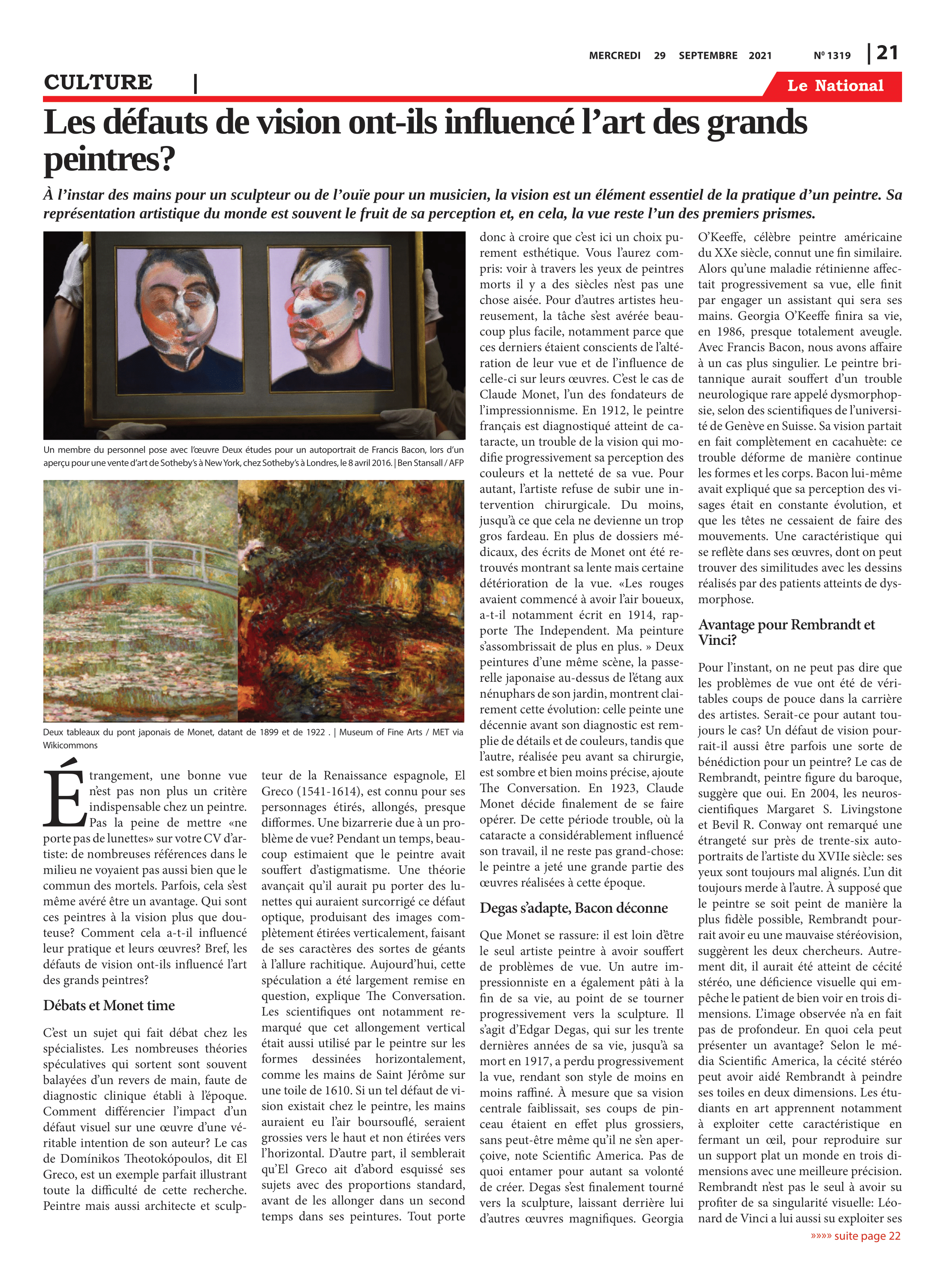 Page 21 de l'édition 1319