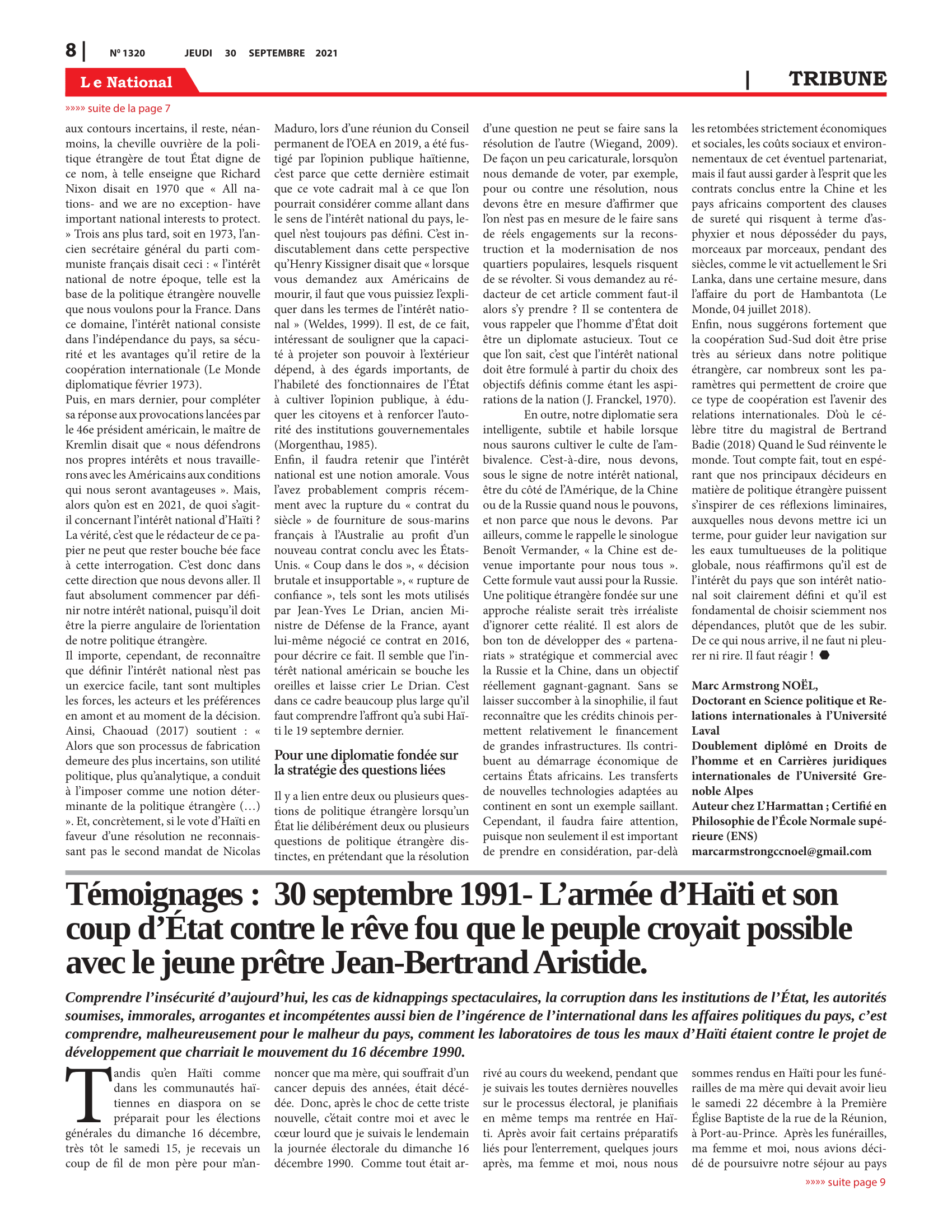 Page 8 de l'édition 1320