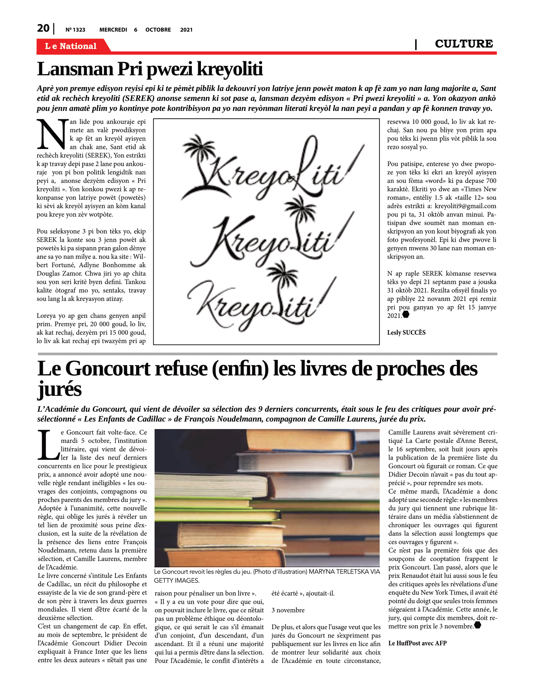 Page 20 de l'édition 1323