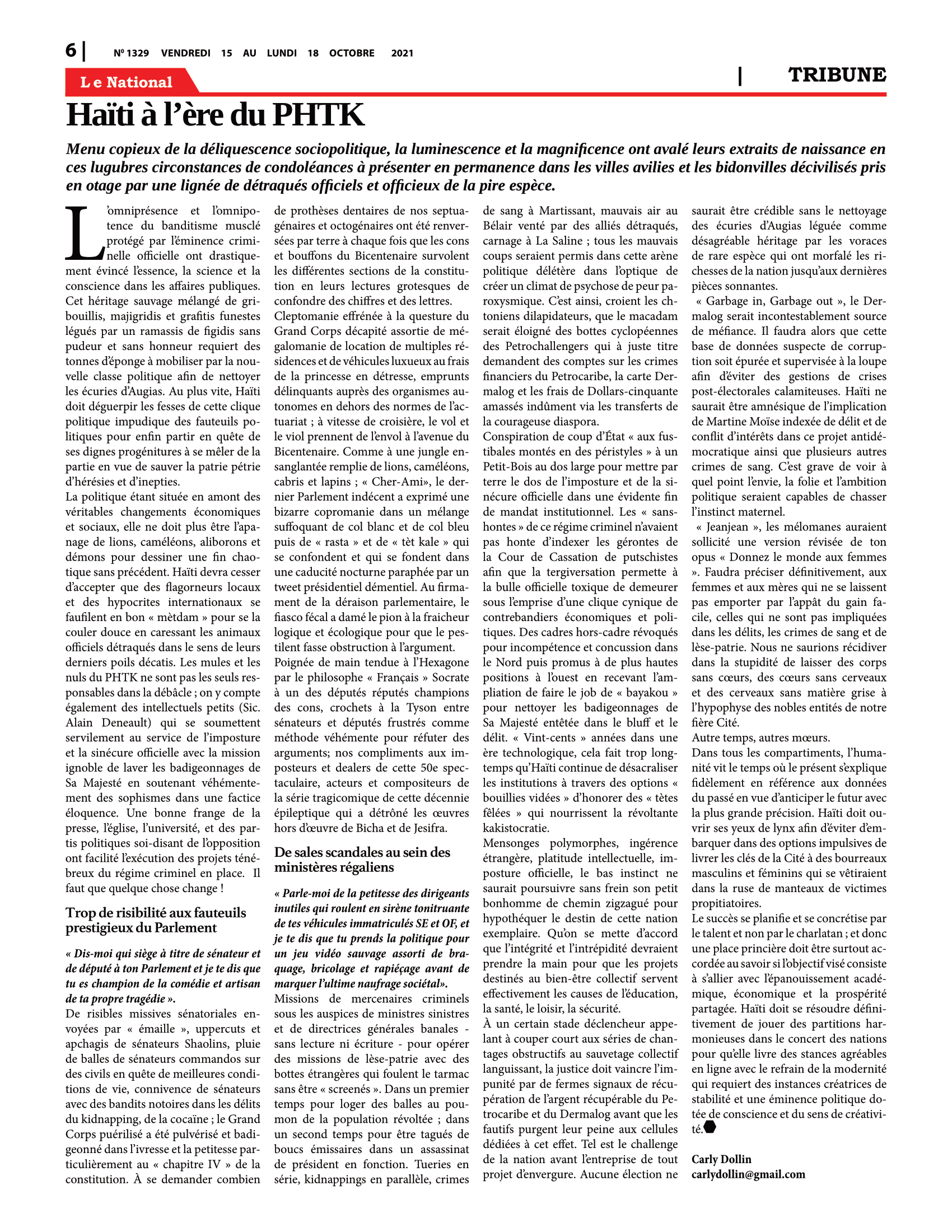 Page 6 de l'édition 1329