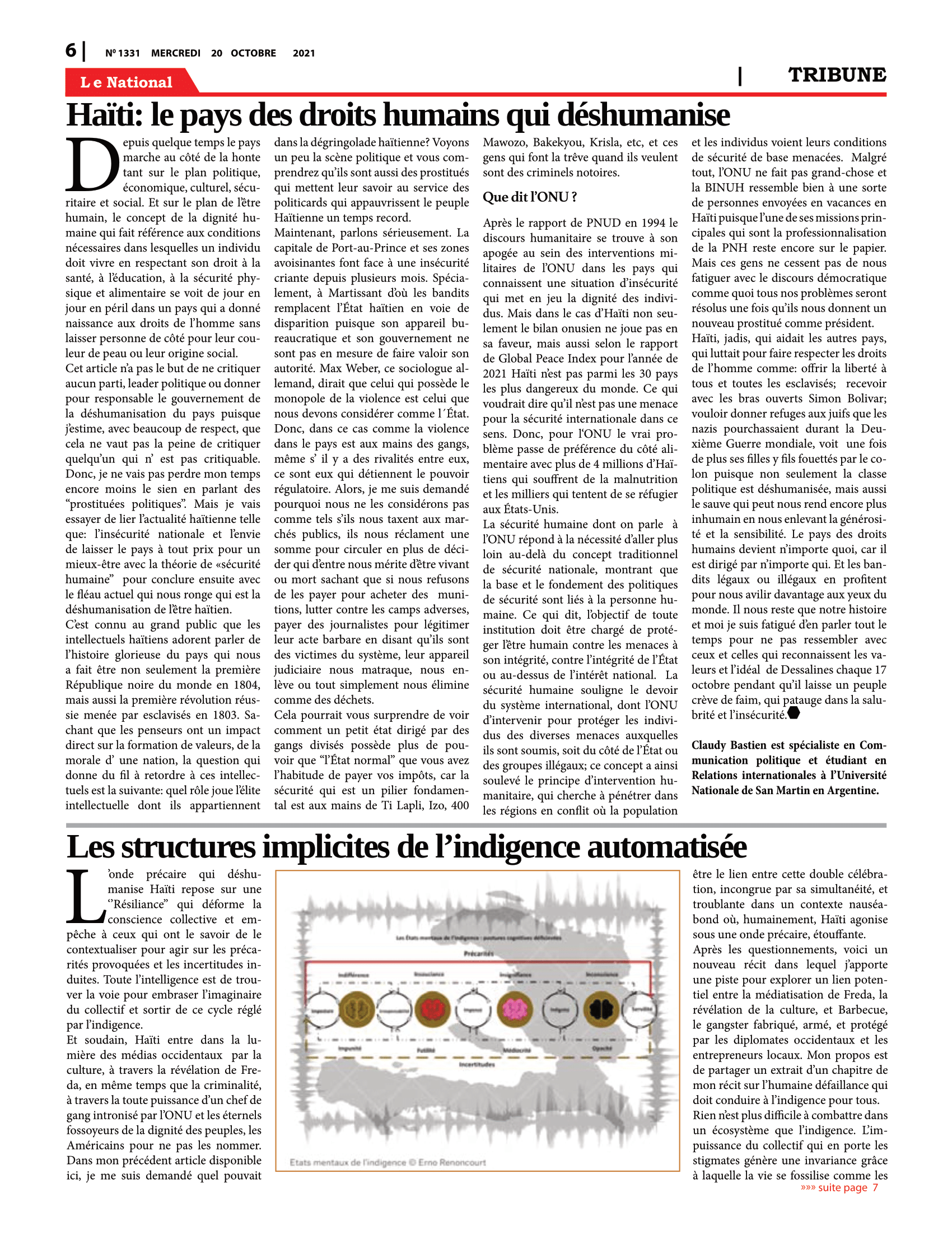 Page 6 de l'édition 1331