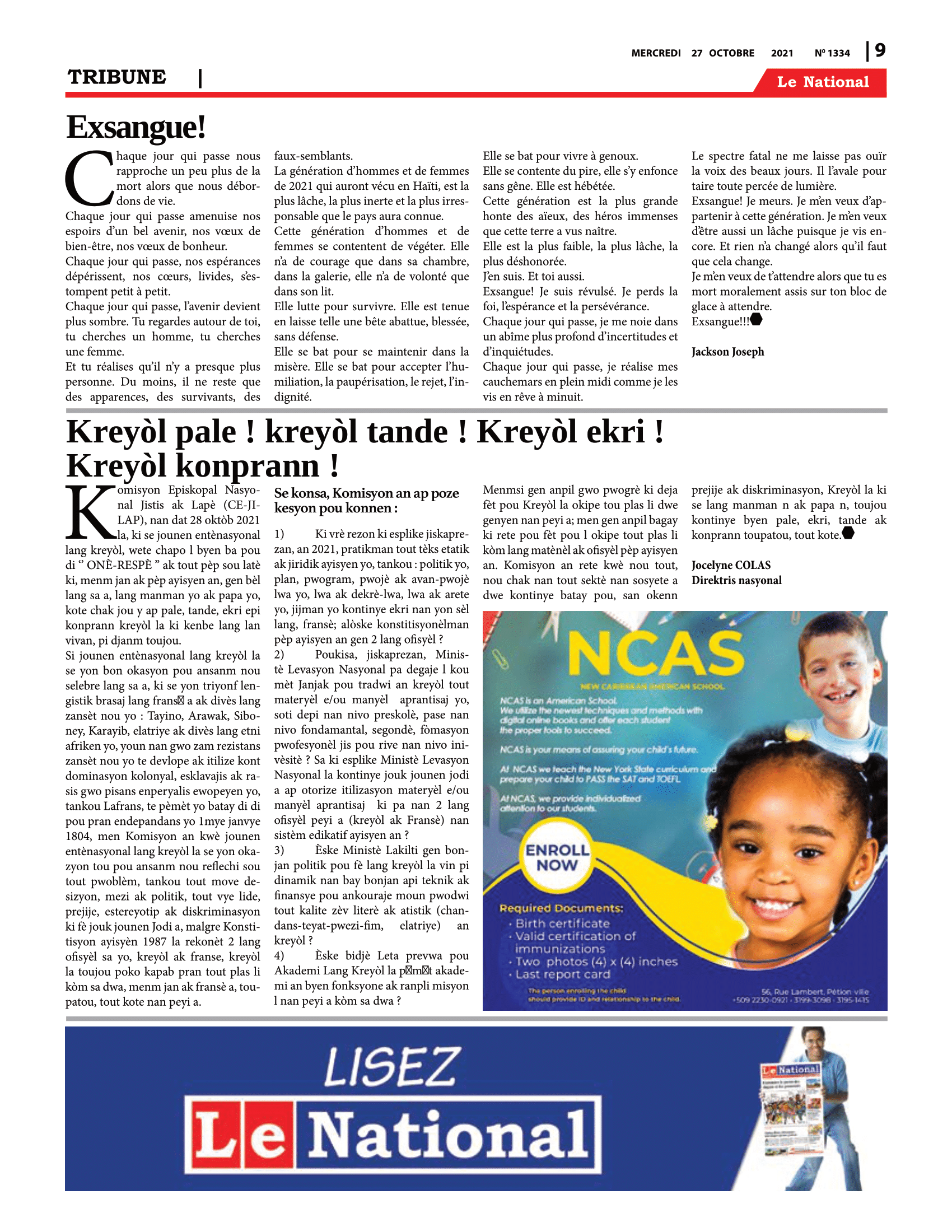 Page 9 de l'édition 1334