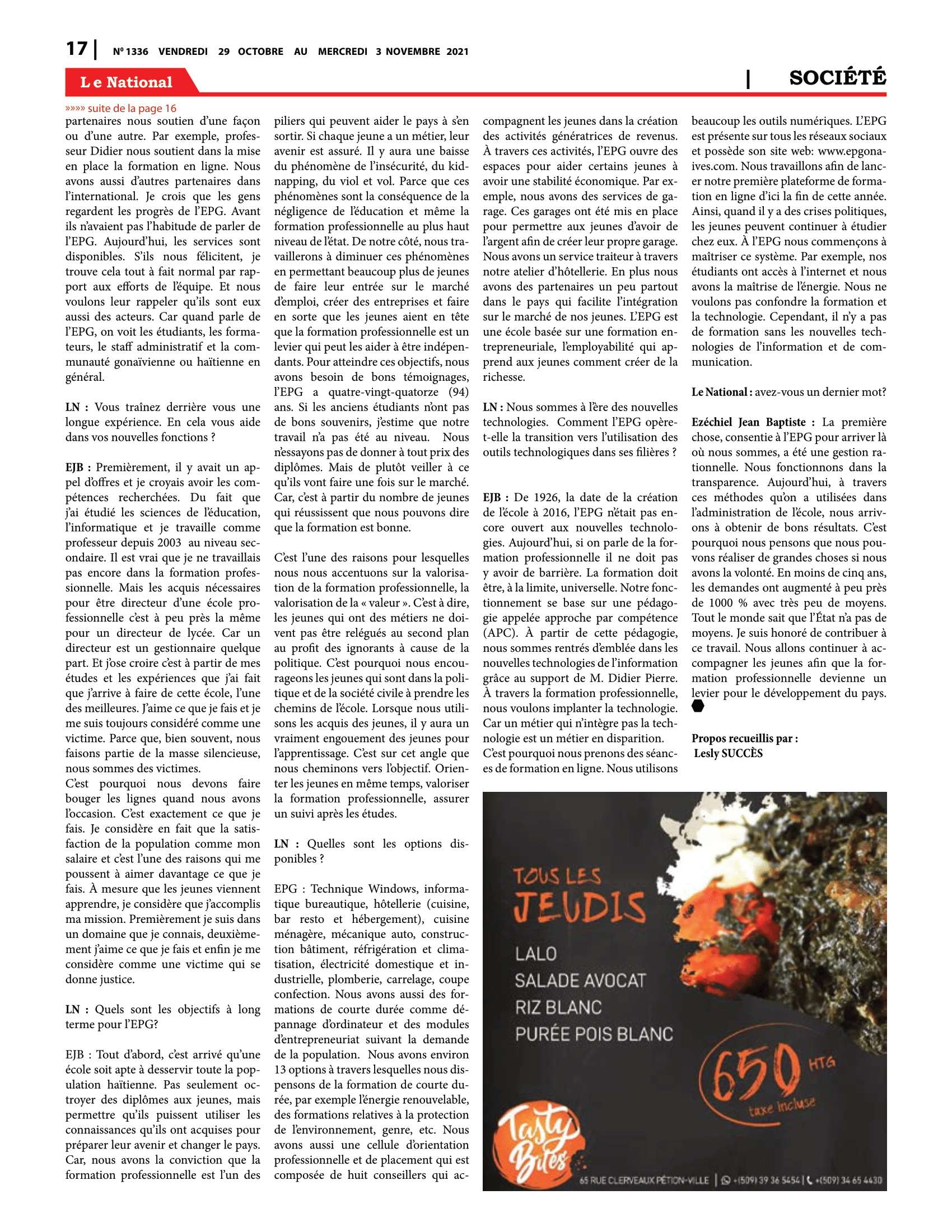 Page 17 de l'édition 1336