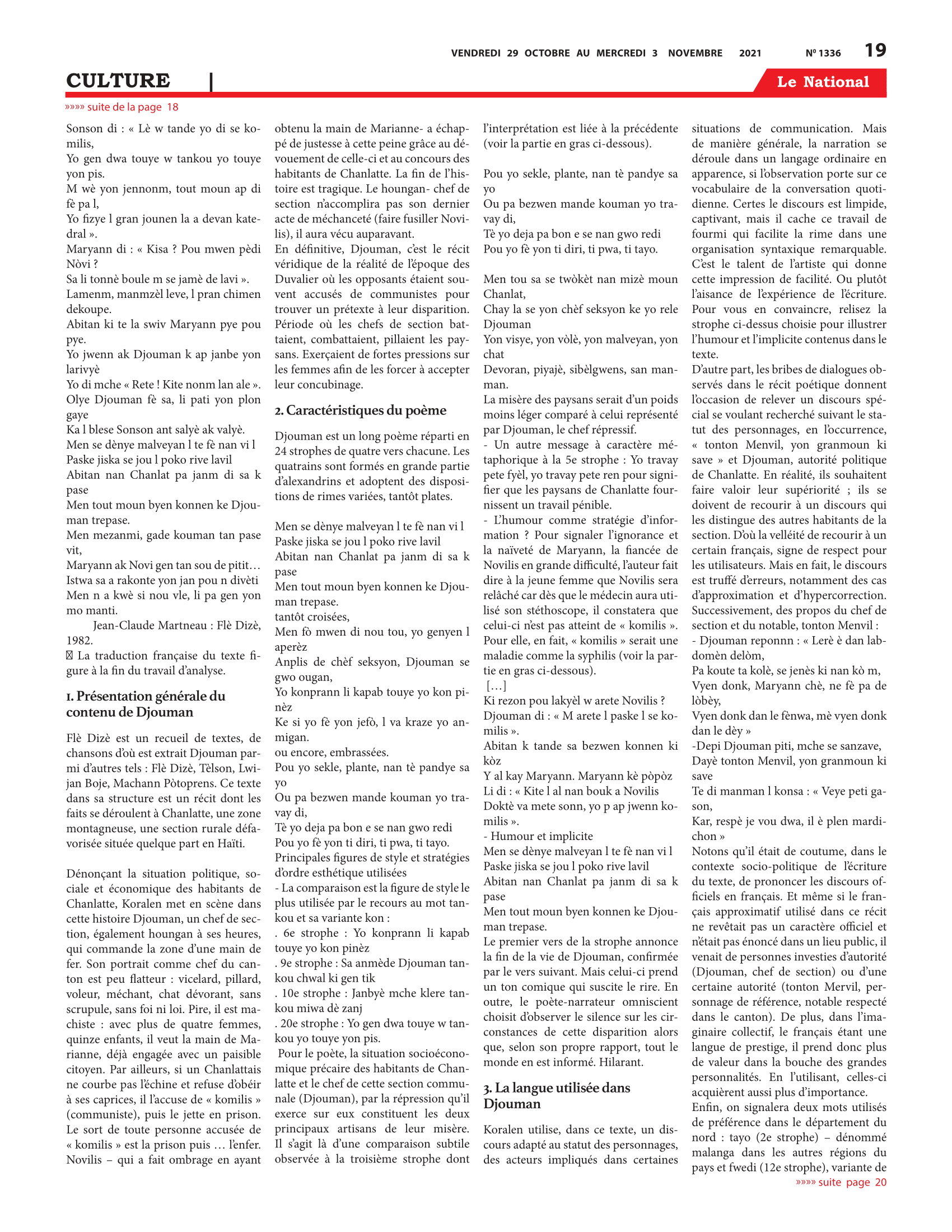 Page 19 de l'édition 1336
