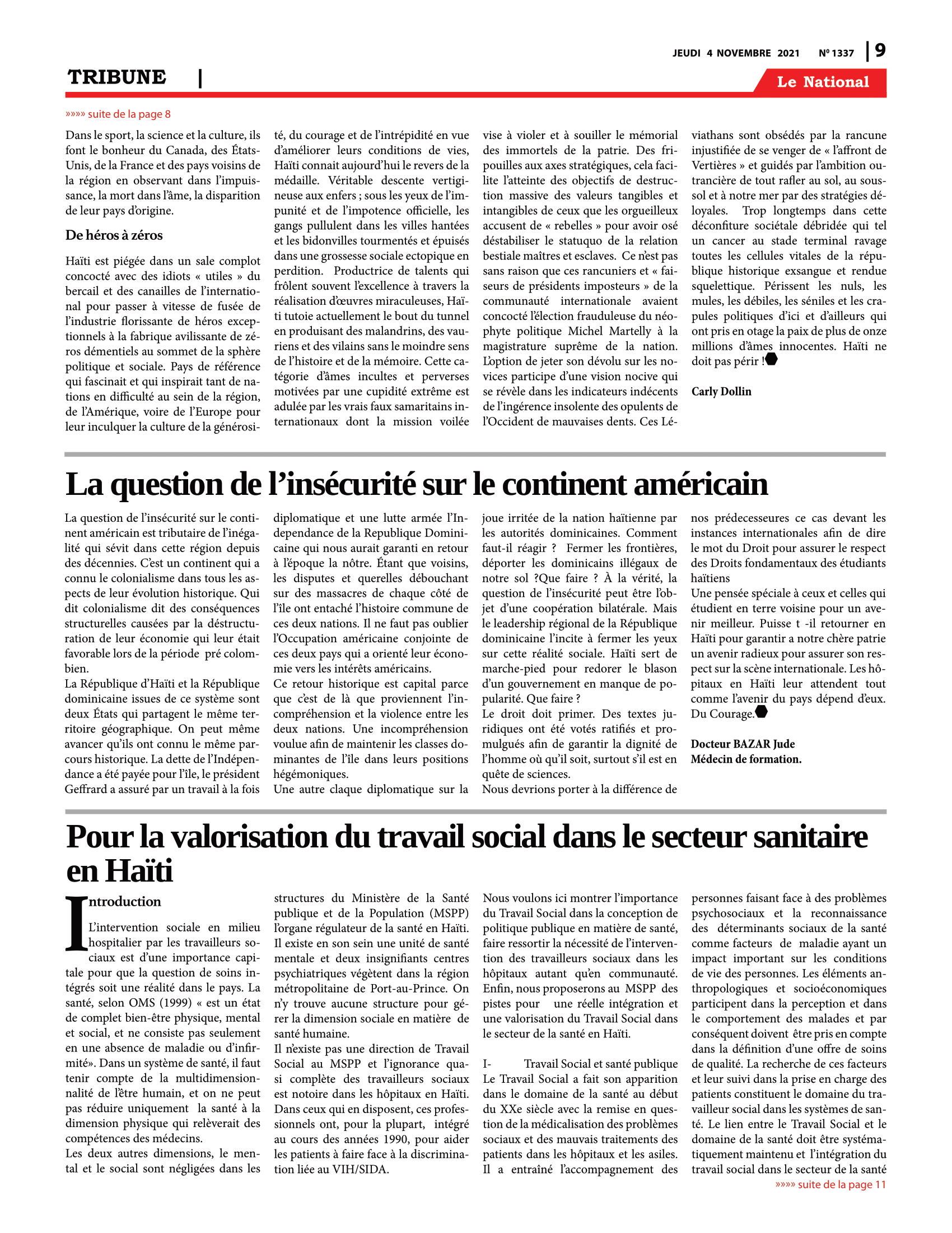 Page 9 de l'édition 1337