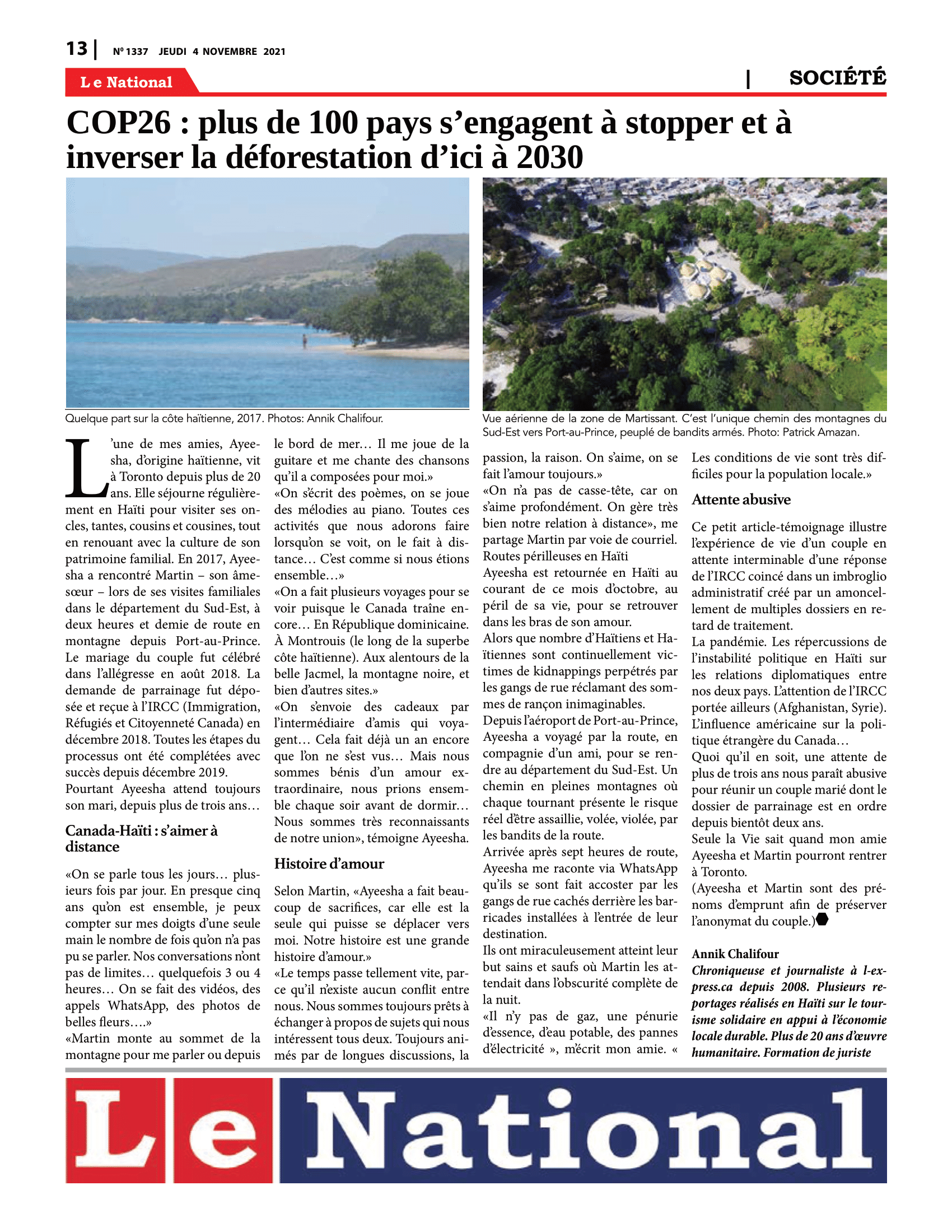 Page 13 de l'édition 1337