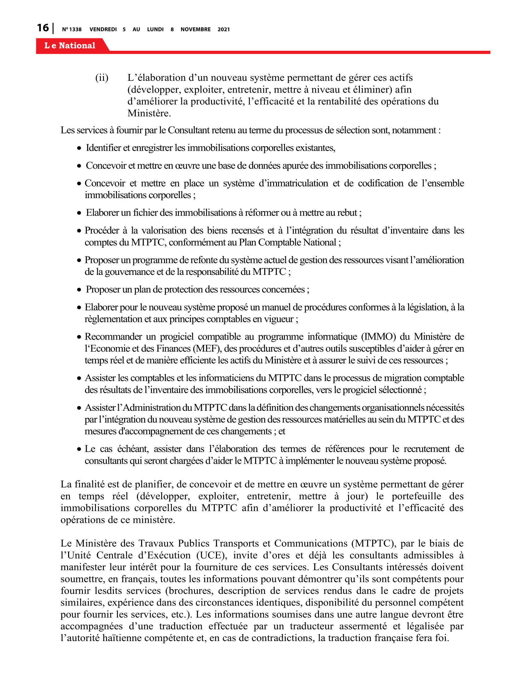 Page 16 de l'édition 1338