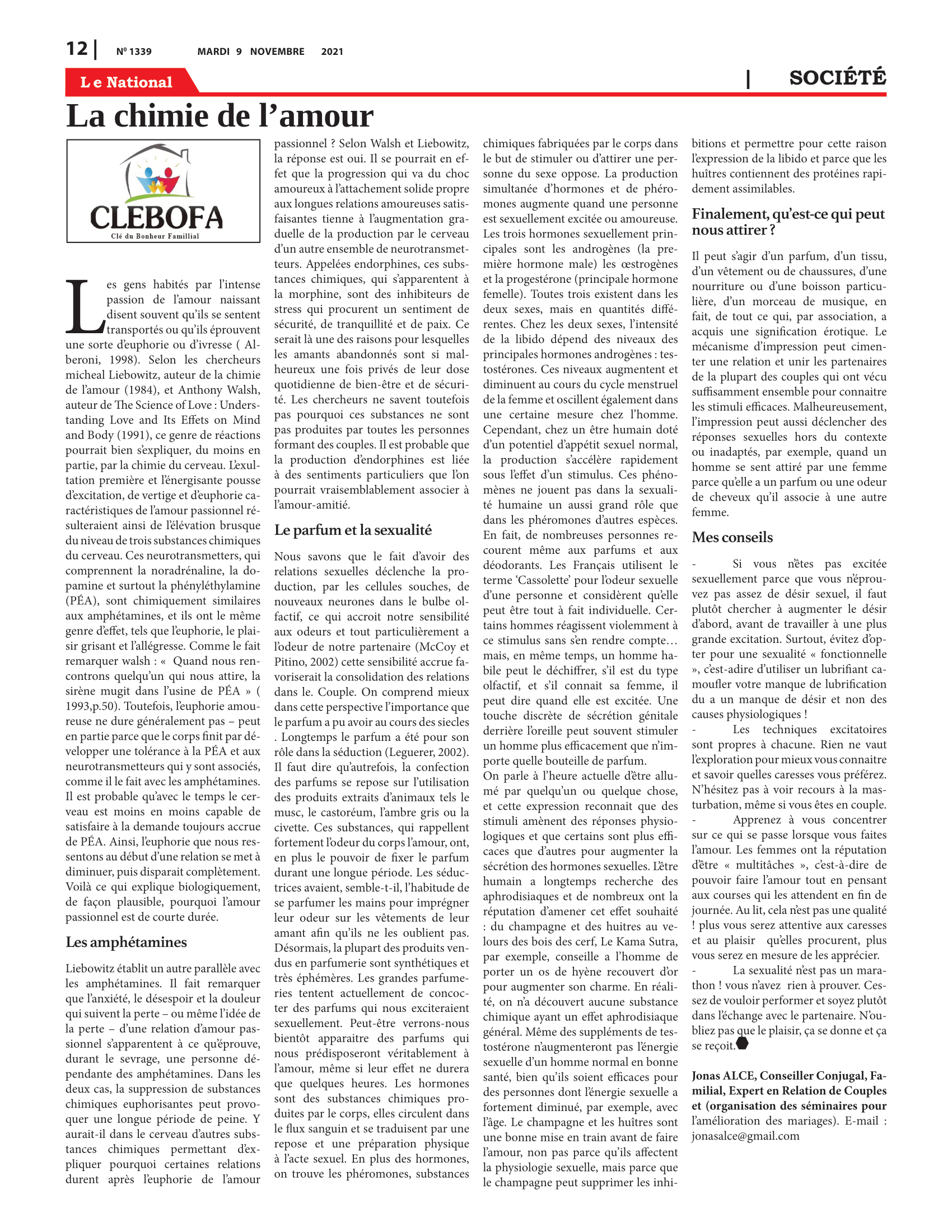 Page 12 de l'édition 1339