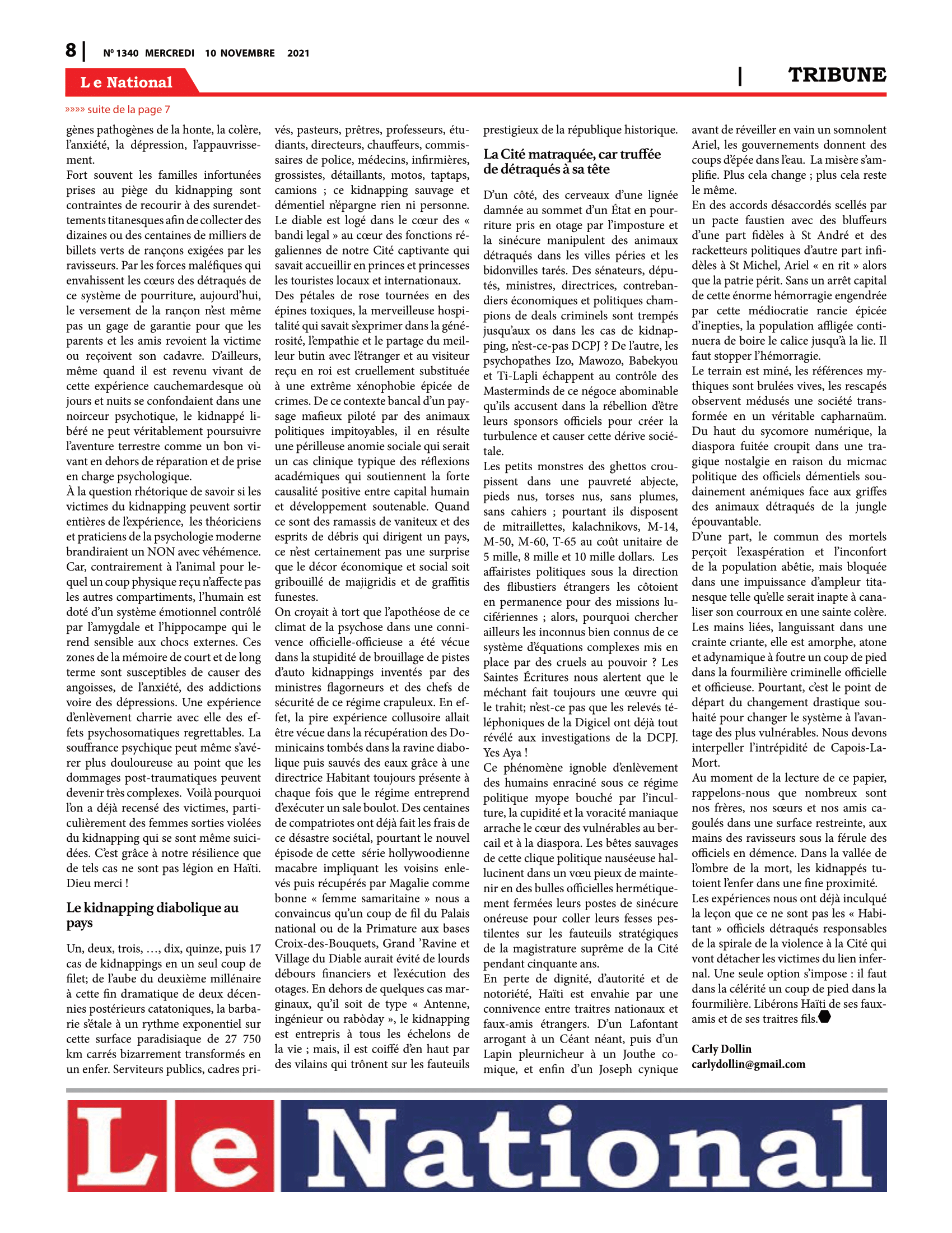 Page 8 de l'édition 1340