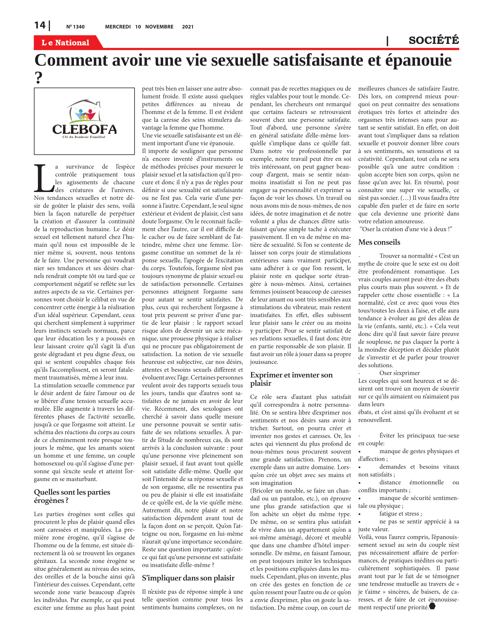 Page 14 de l'édition 1340