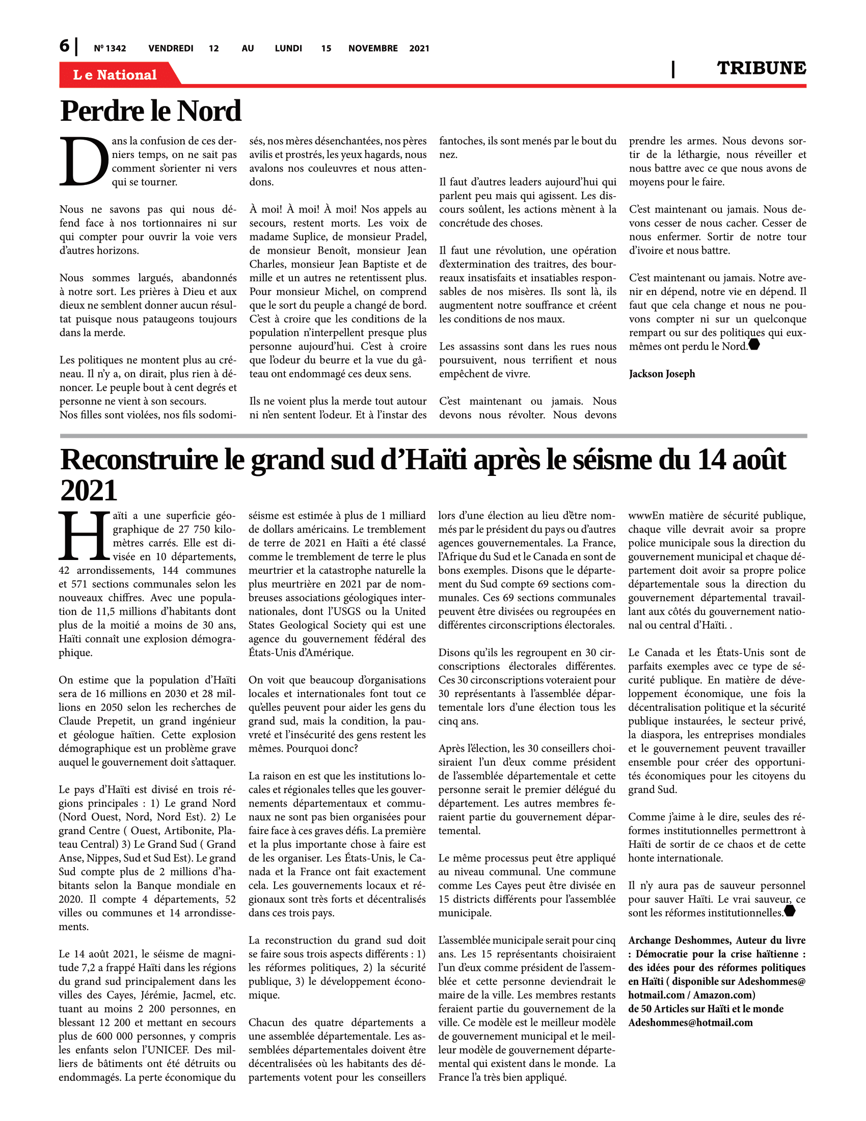 Page 6 de l'édition 1342