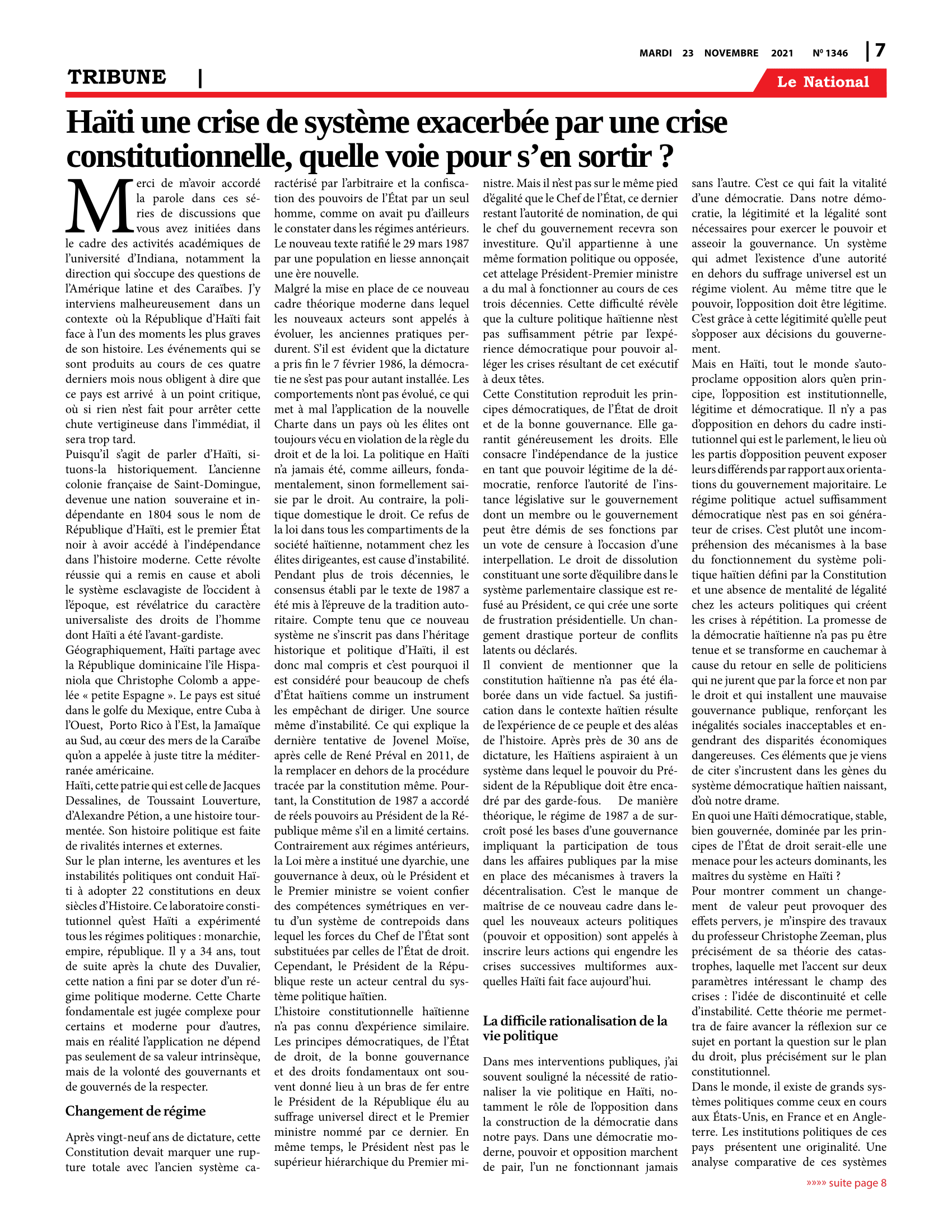 Page 7 de l'édition 1346