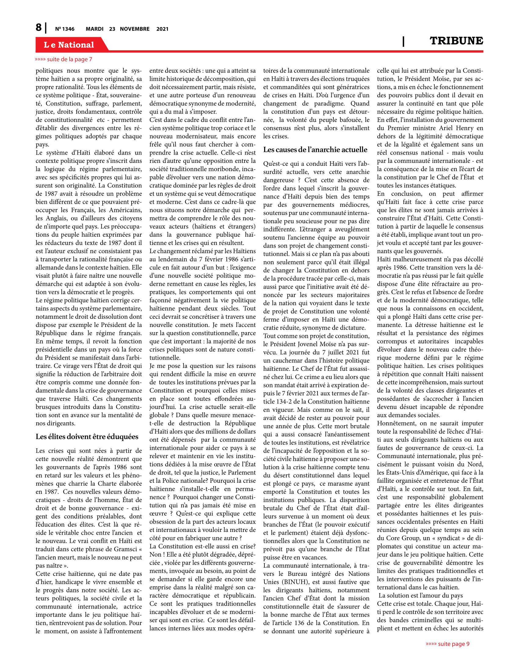 Page 8 de l'édition 1346