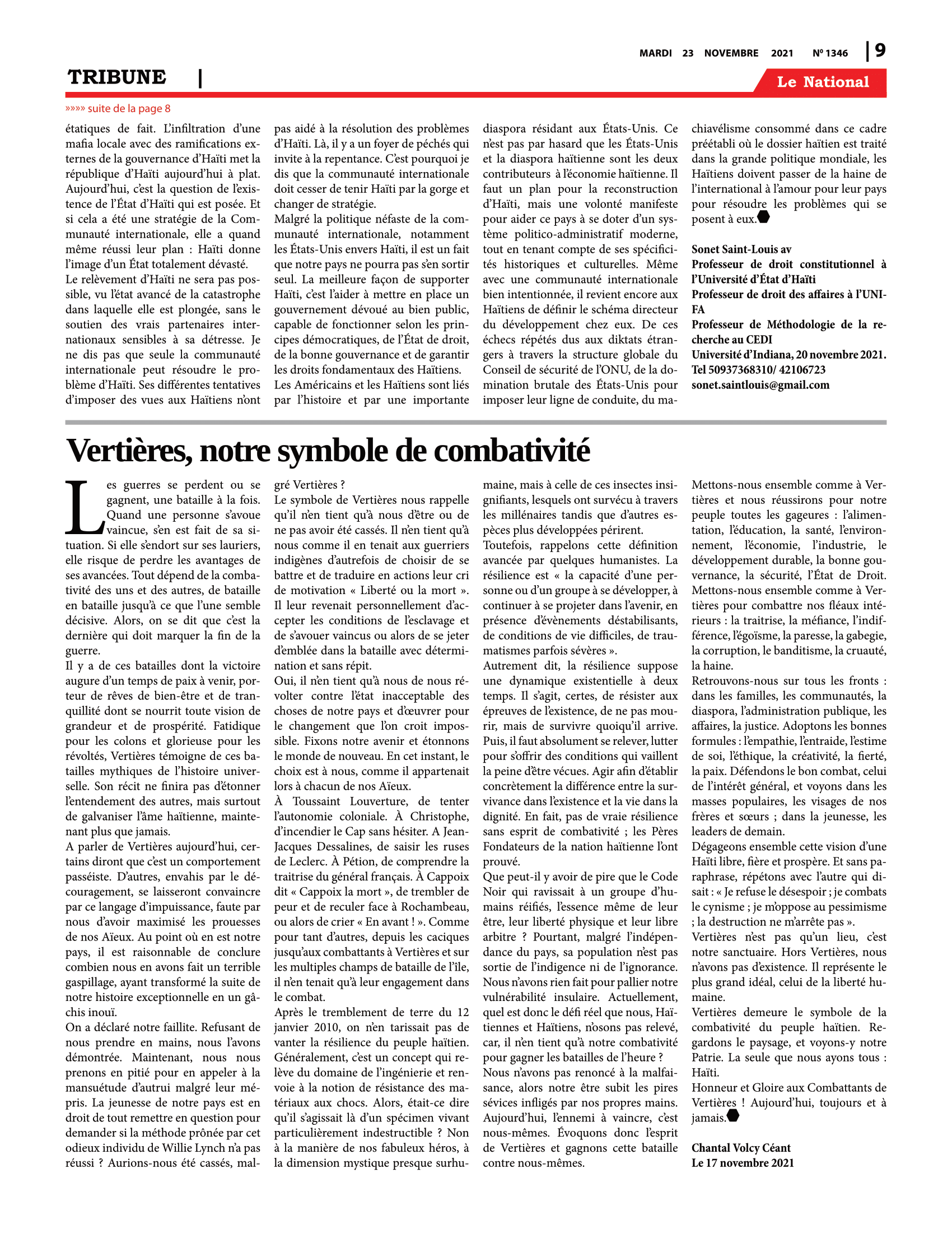 Page 9 de l'édition 1346