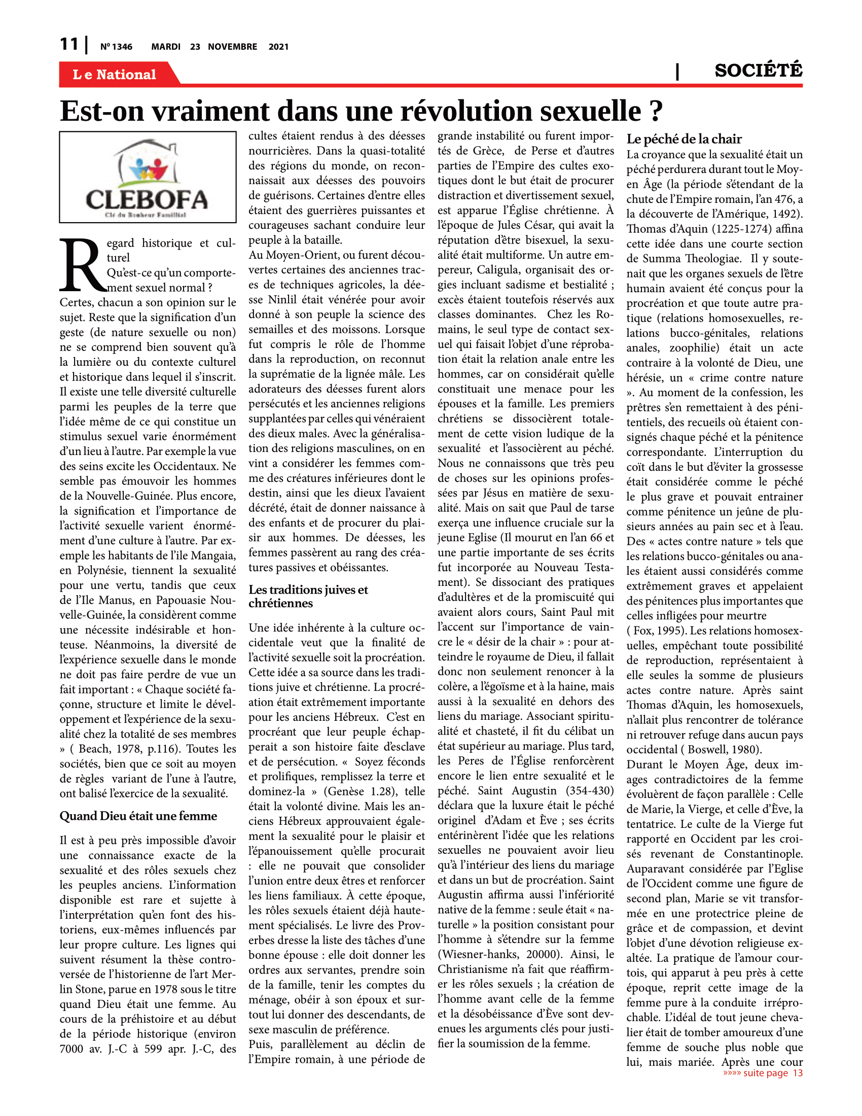 Page 11 de l'édition 1346