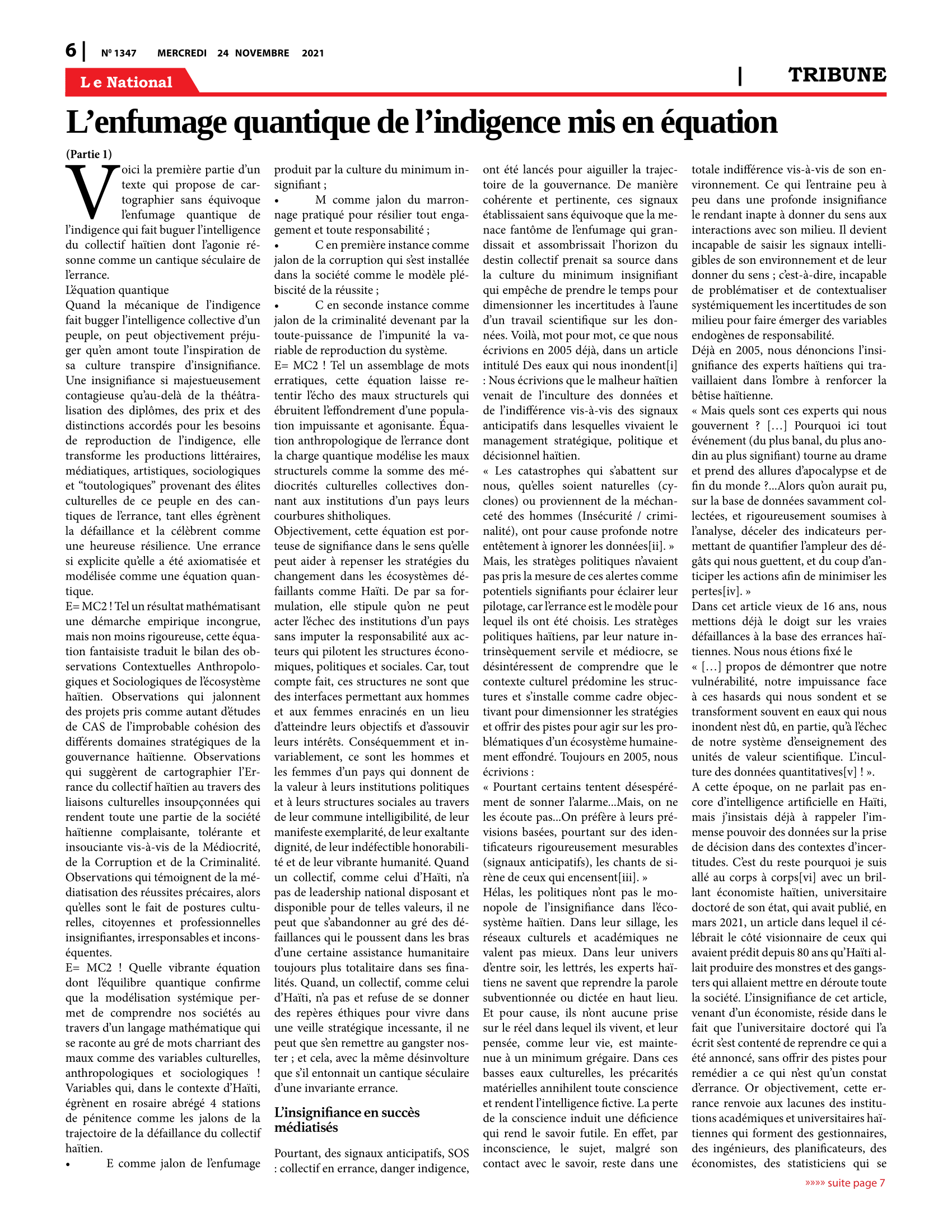 Page 6 de l'édition 1347