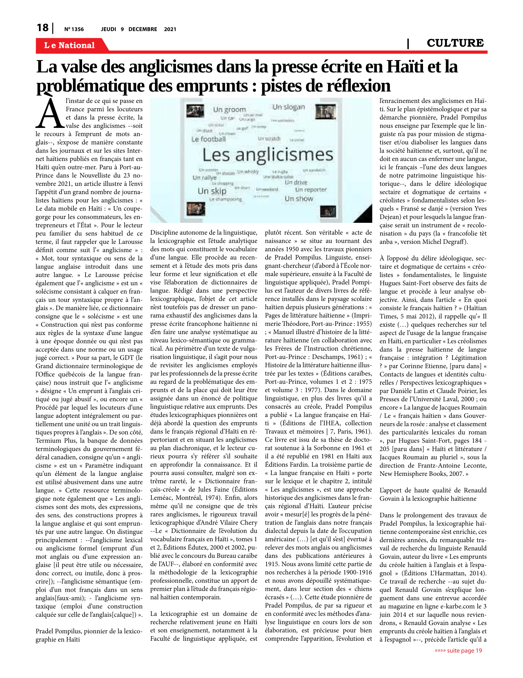 Page 18 de l'édition 1356