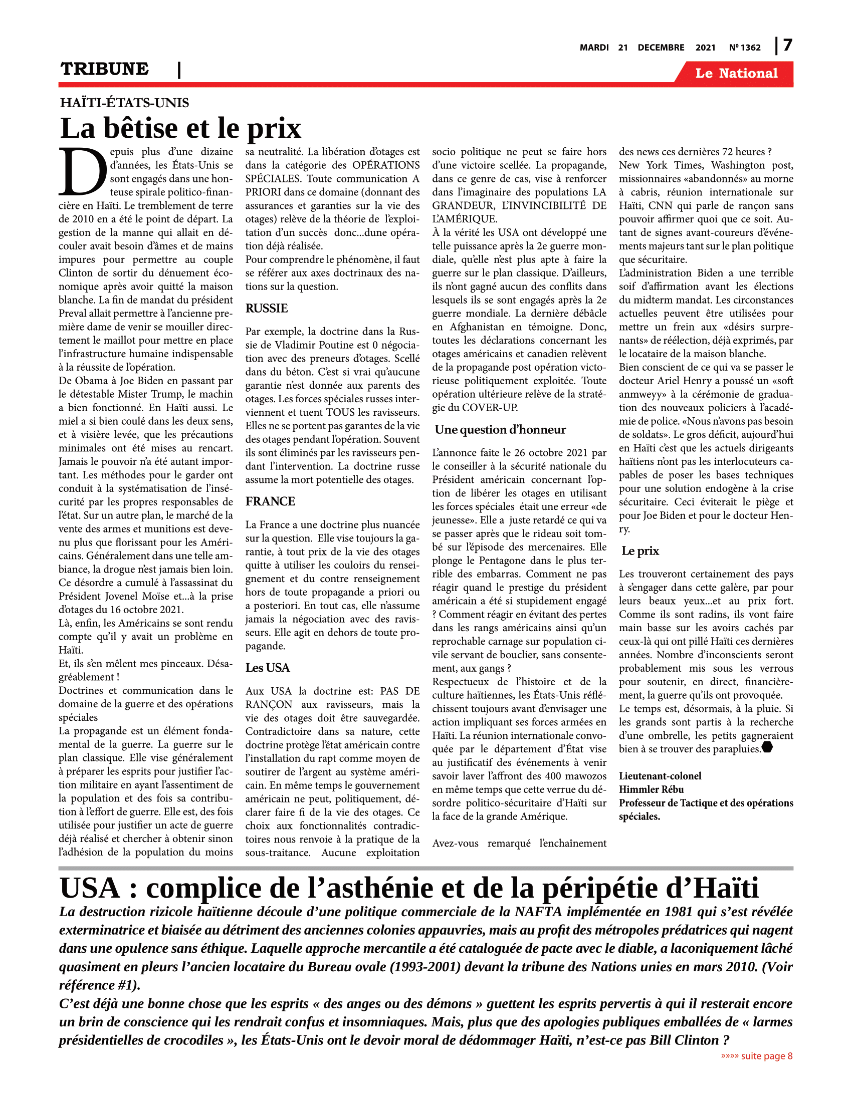 Page 7 de l'édition 1362