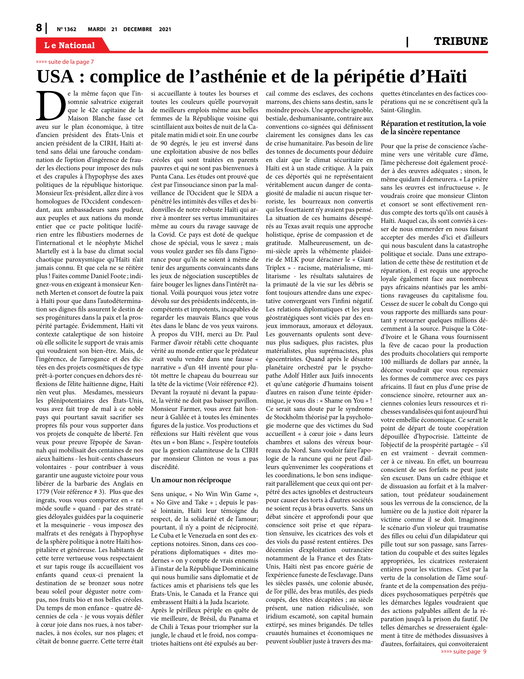 Page 8 de l'édition 1362