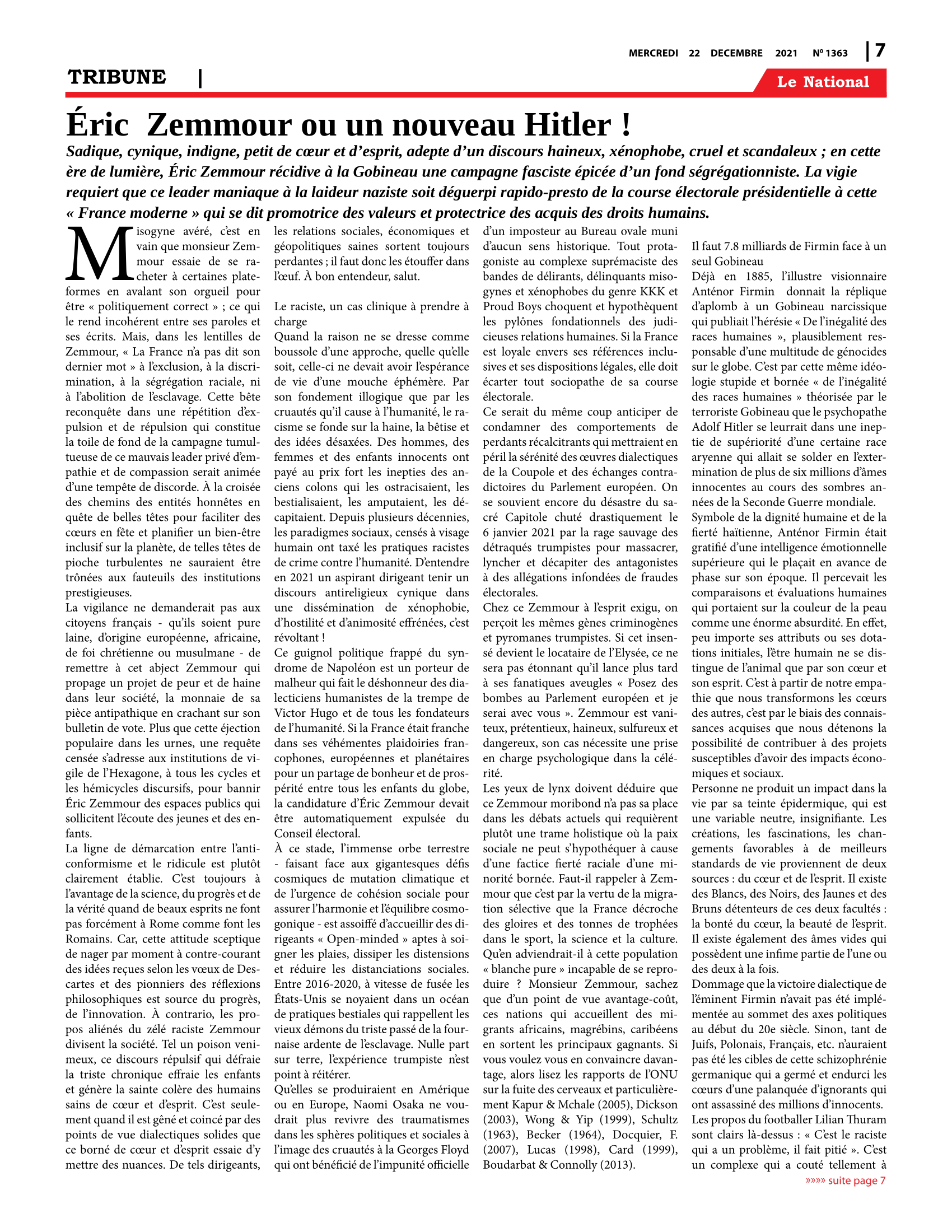 Page 7 de l'édition 1363
