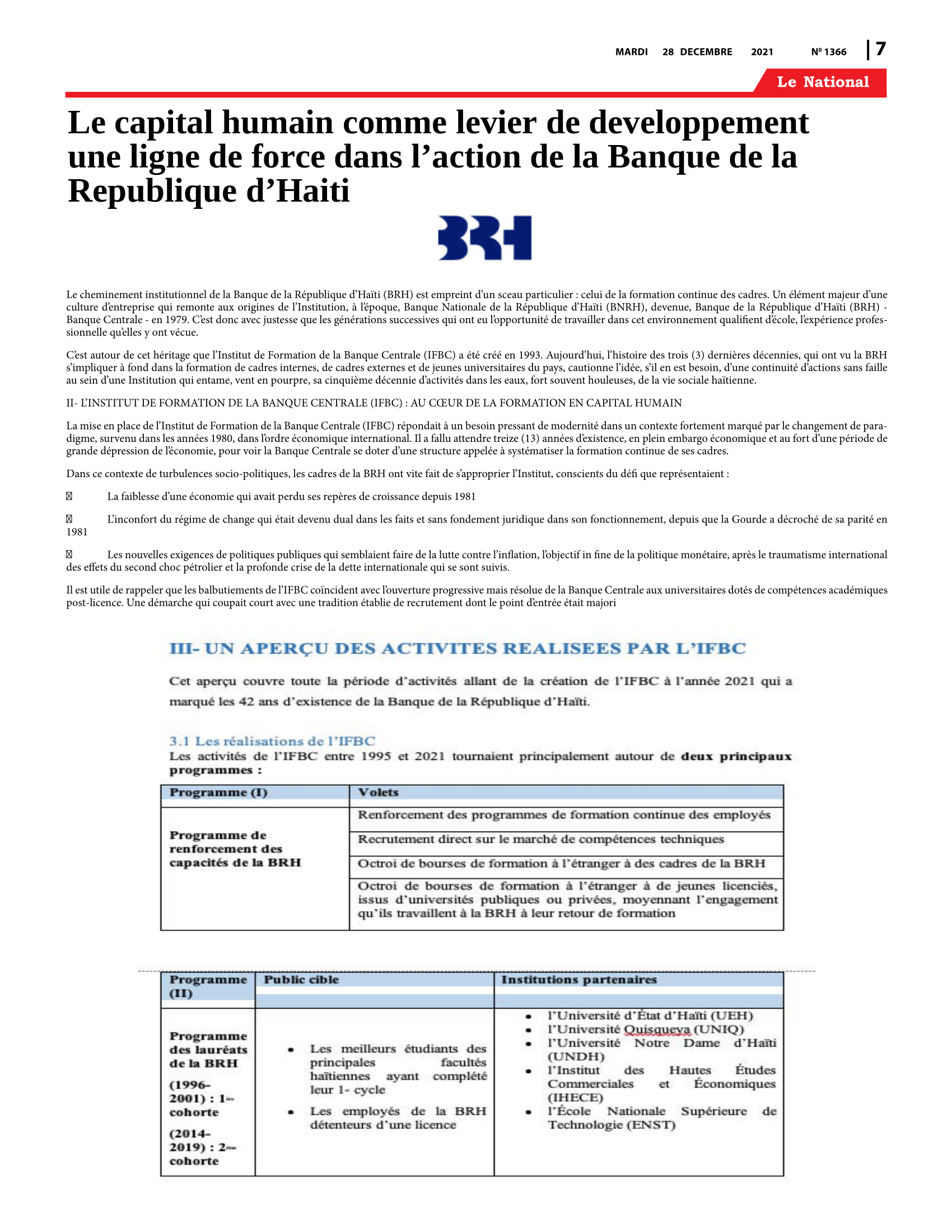 Page 7 de l'édition 1366