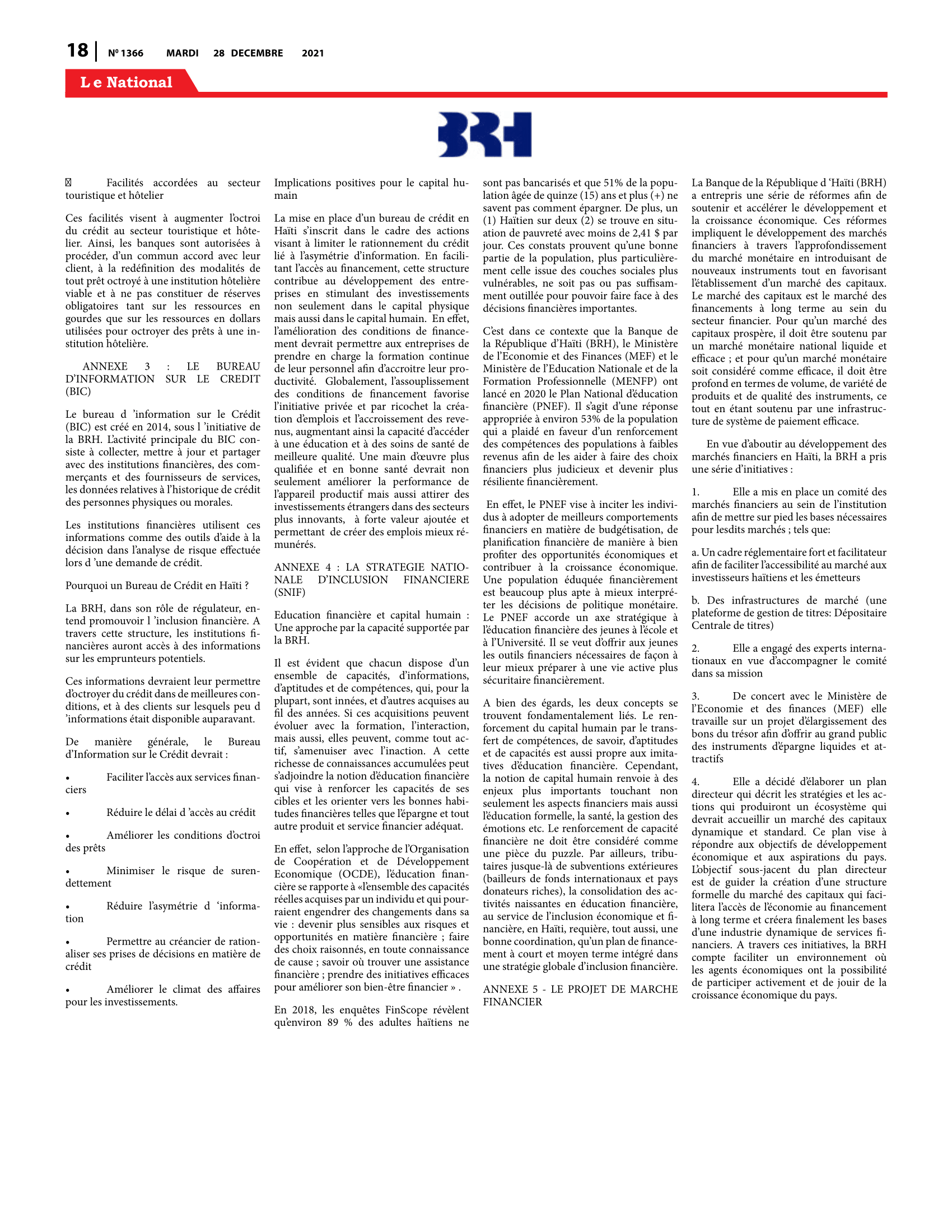 Page 18 de l'édition 1366