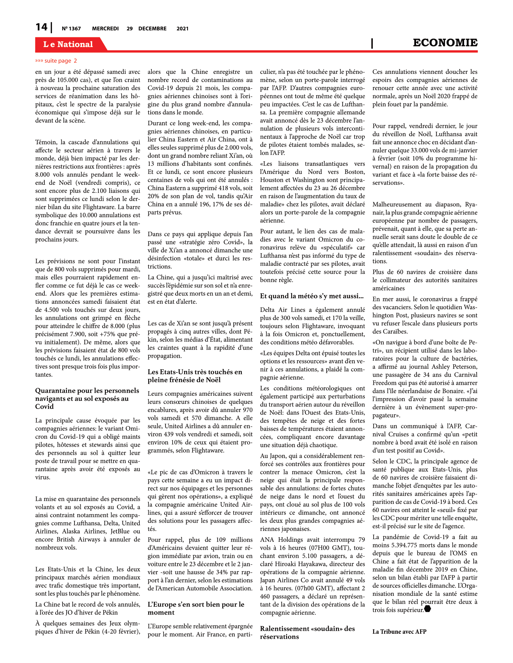 Page 14 de l'édition 1367