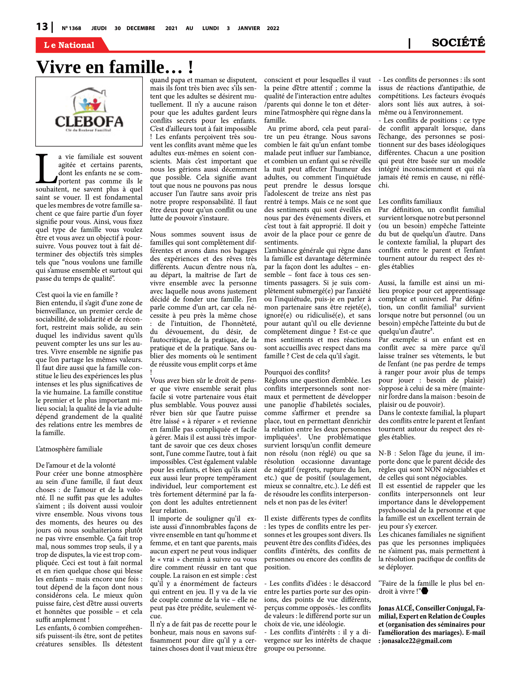 Page 13 de l'édition 1368