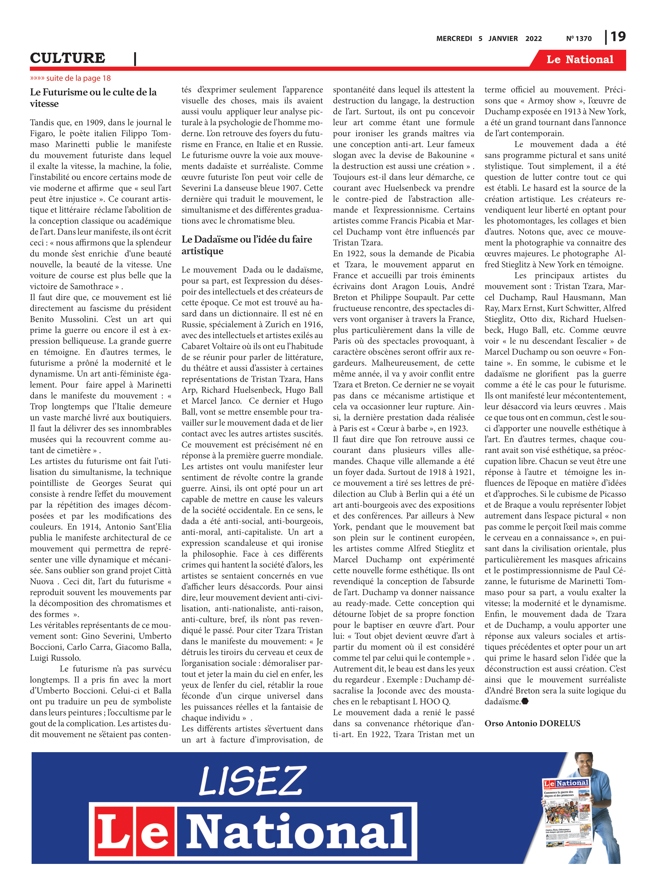 Page 19 de l'édition 1370
