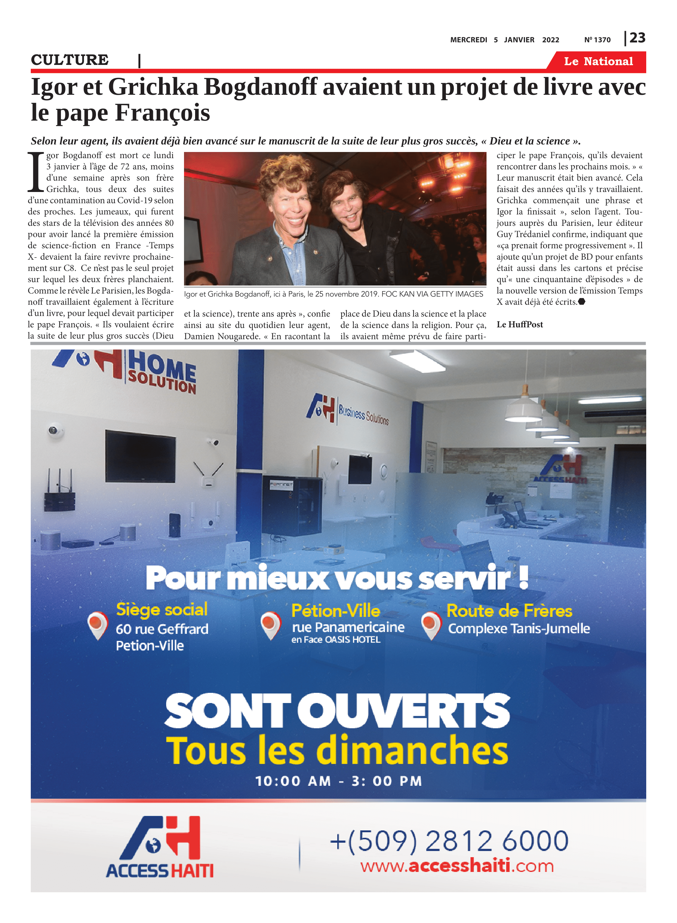 Page 23 de l'édition 1370