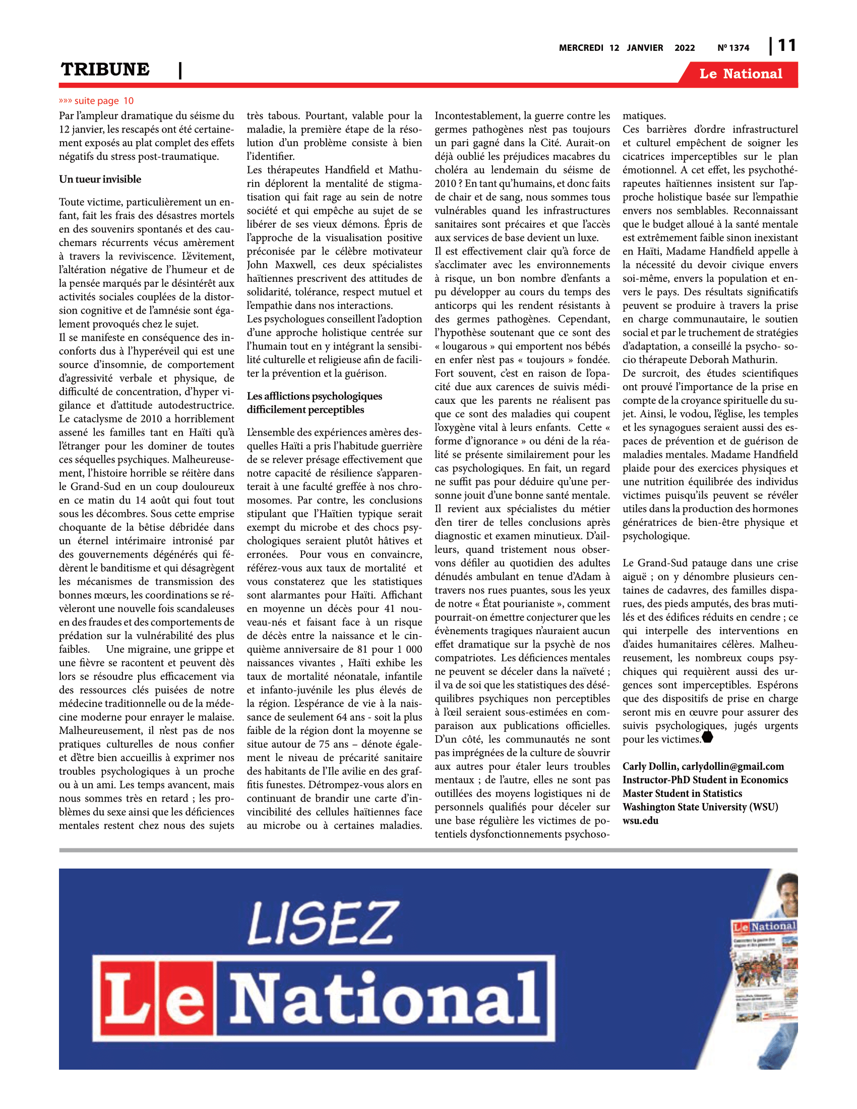Page 11 de l'édition 1374