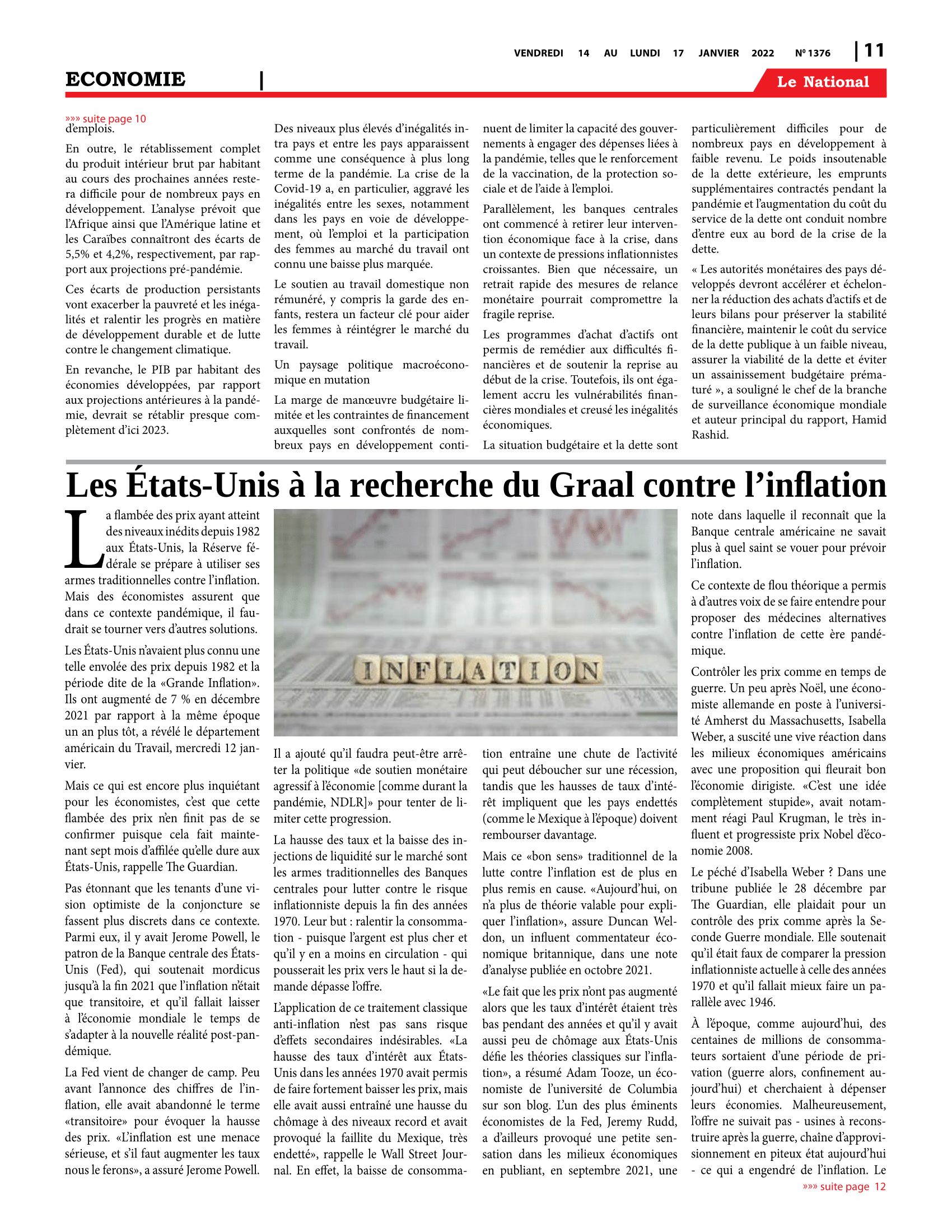 Page 11 de l'édition 1376