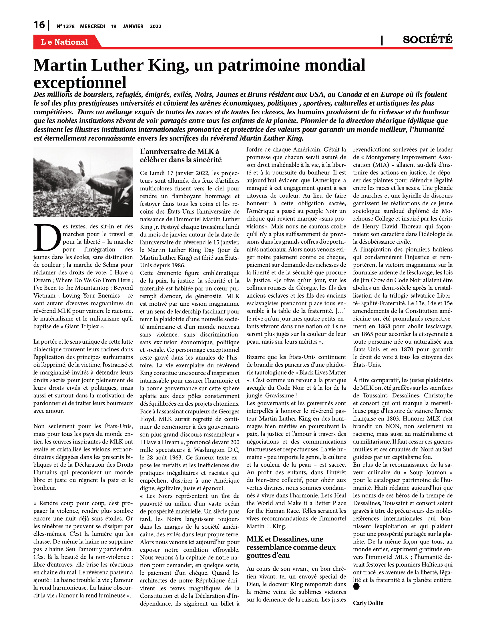 Page 16 de l'édition 1378