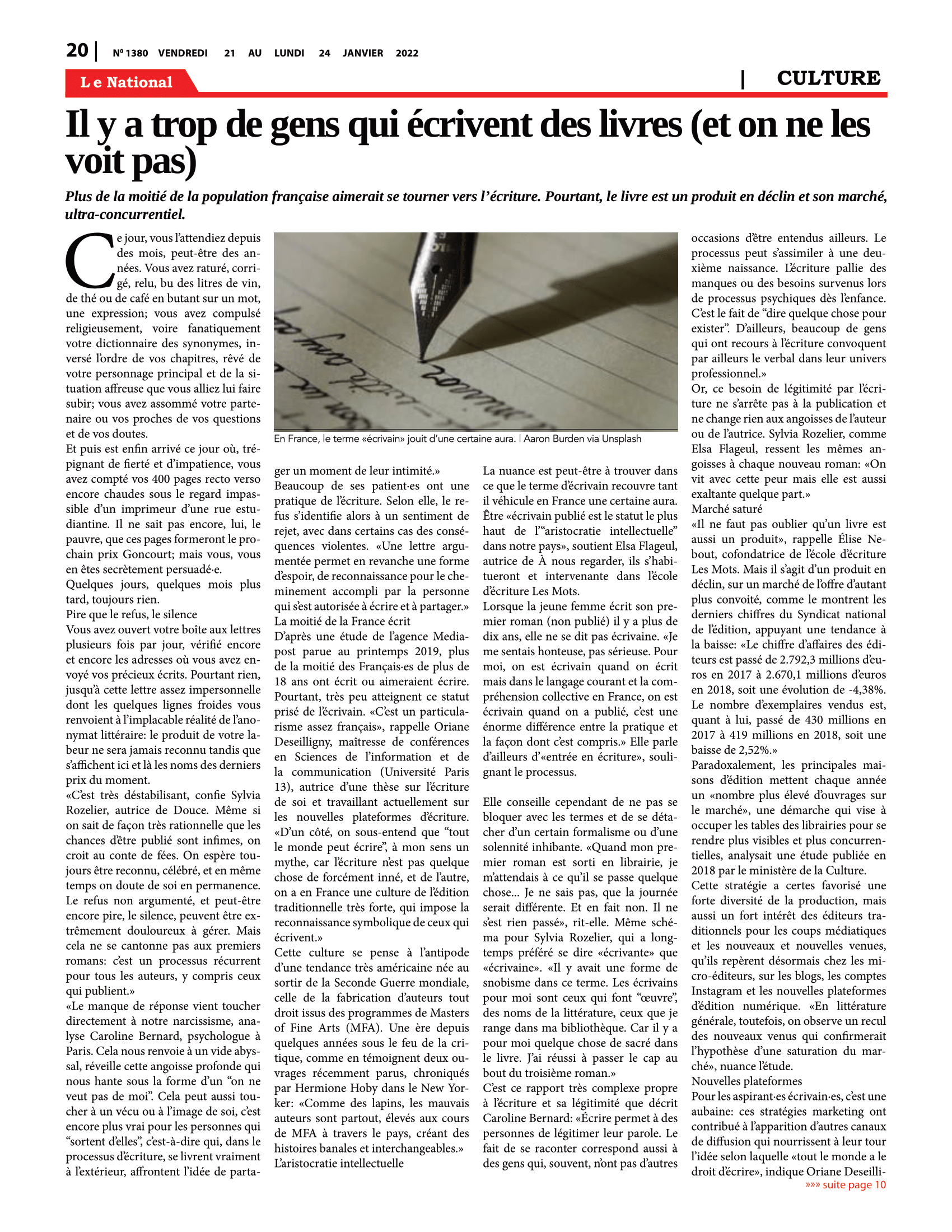 Page 20 de l'édition 1380