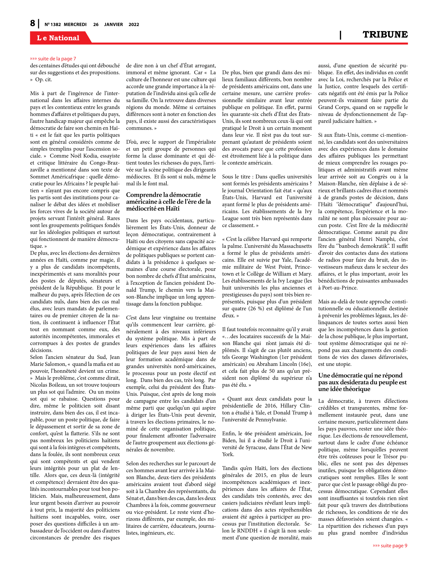 Page 8 de l'édition 1382