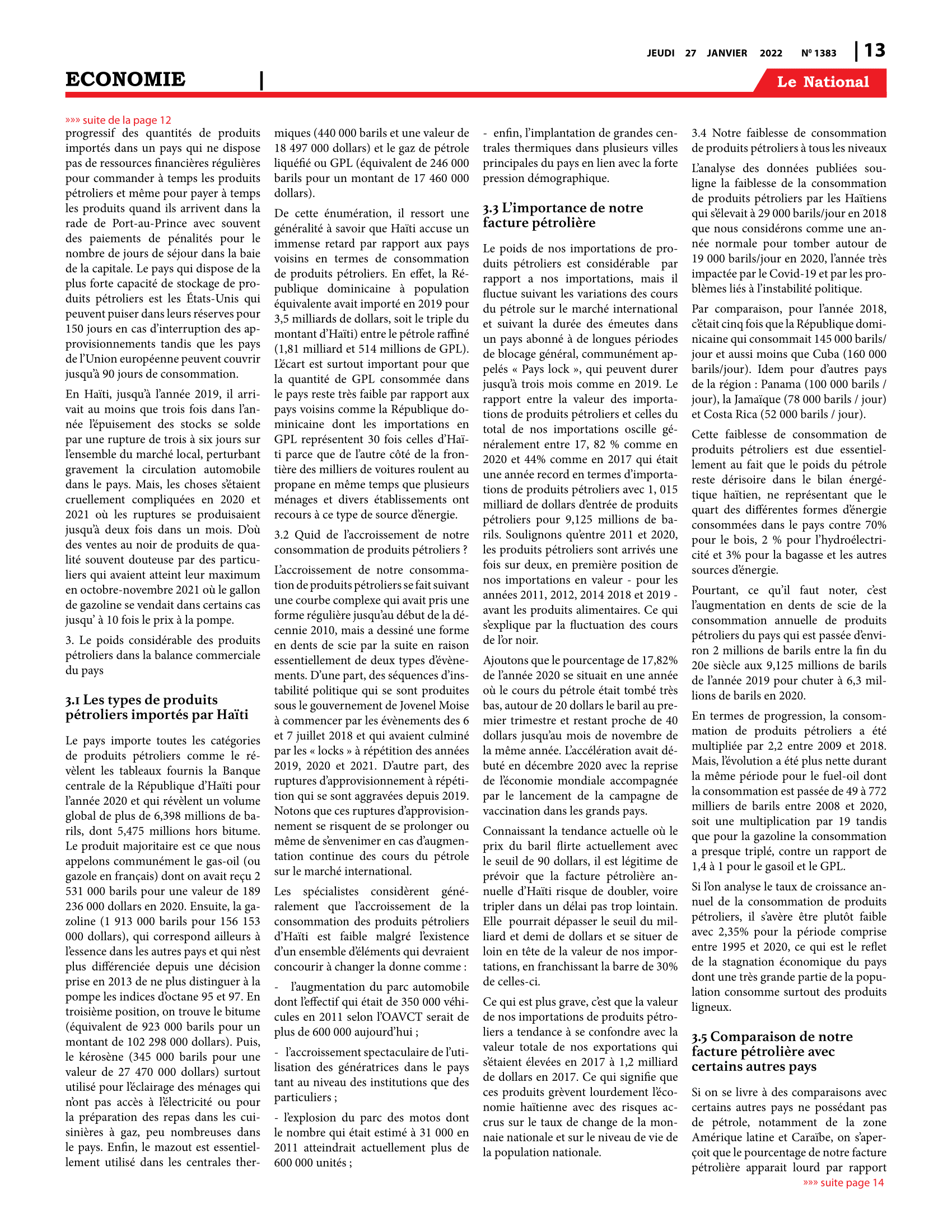 Page 13 de l'édition 1384