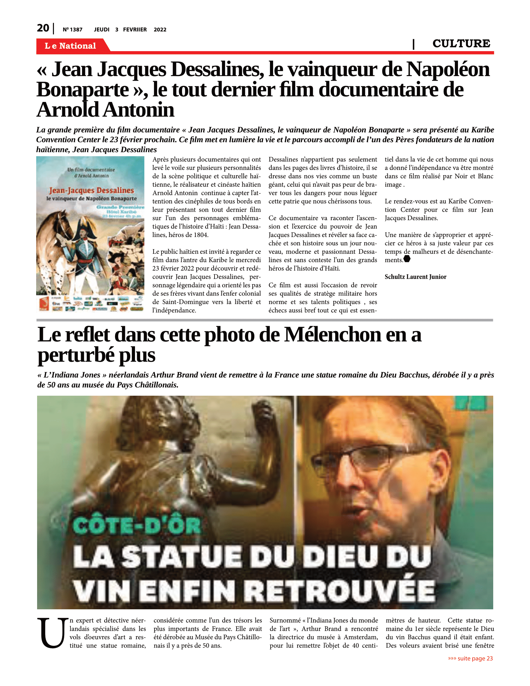 Page 20 de l'édition 1387