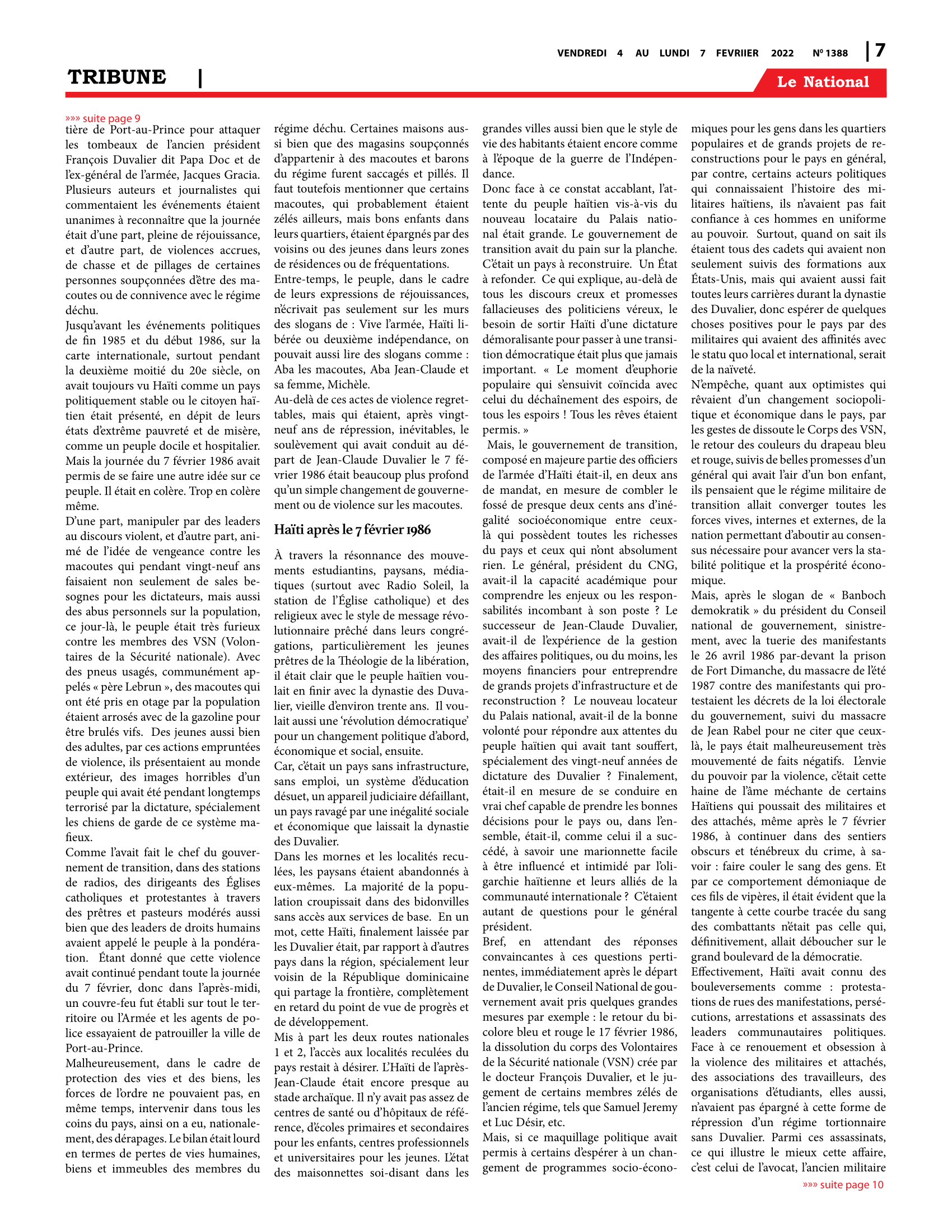 Page 7 de l'édition 1388