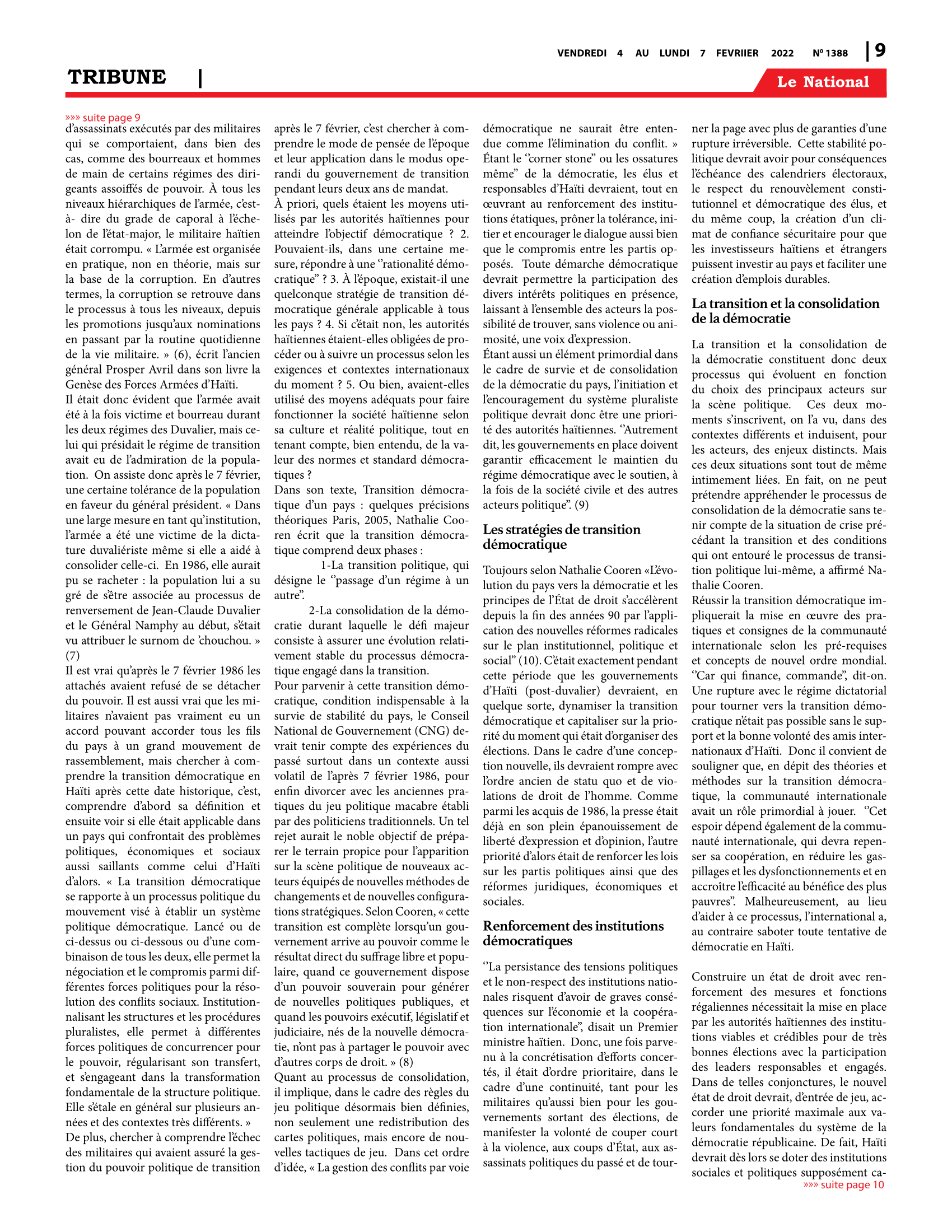 Page 9 de l'édition 1388