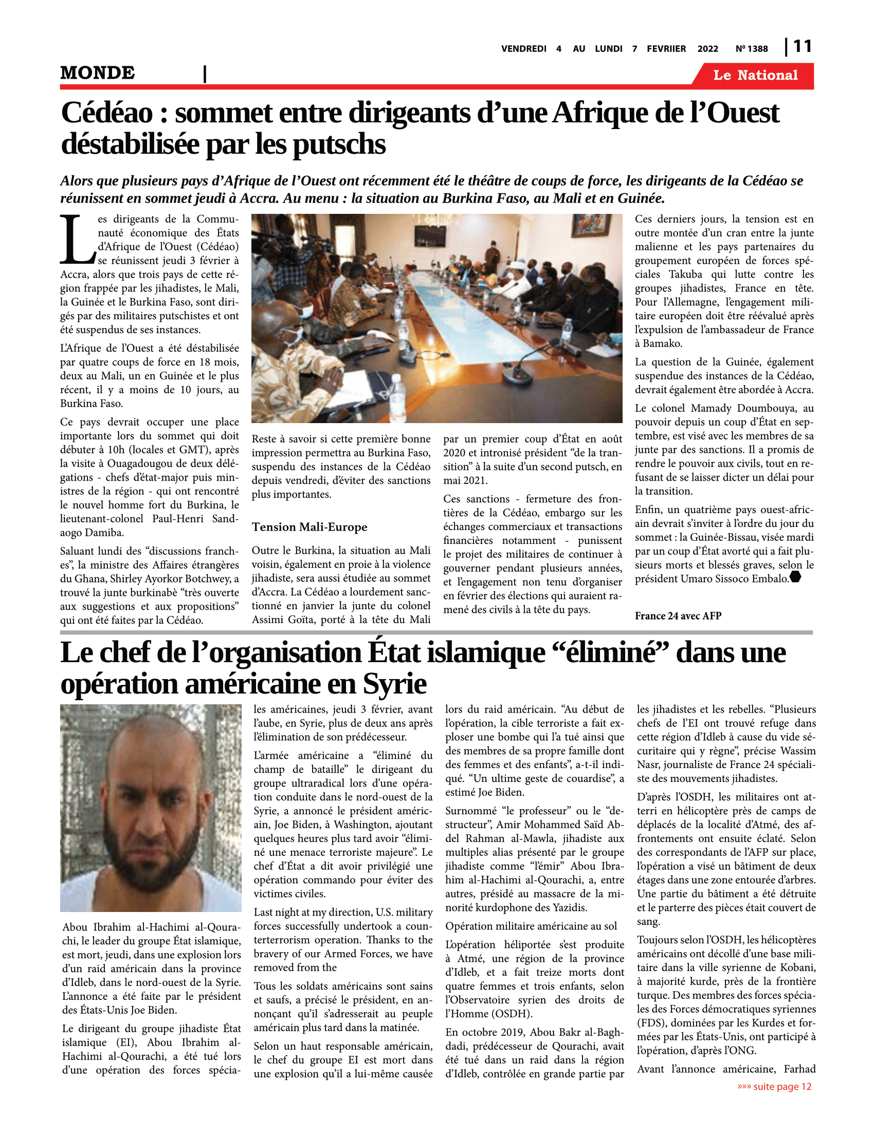 Page 11 de l'édition 1388