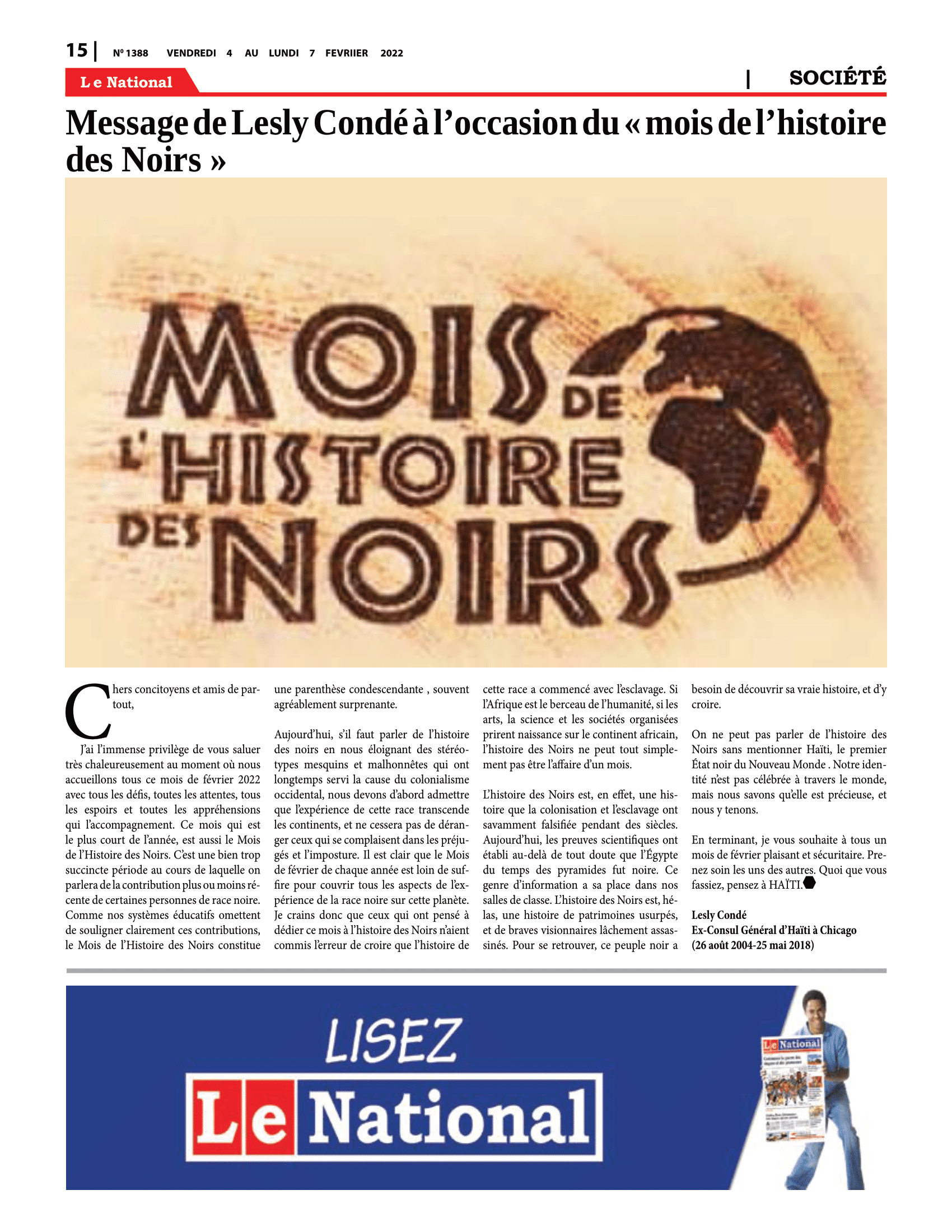Page 15 de l'édition 1388