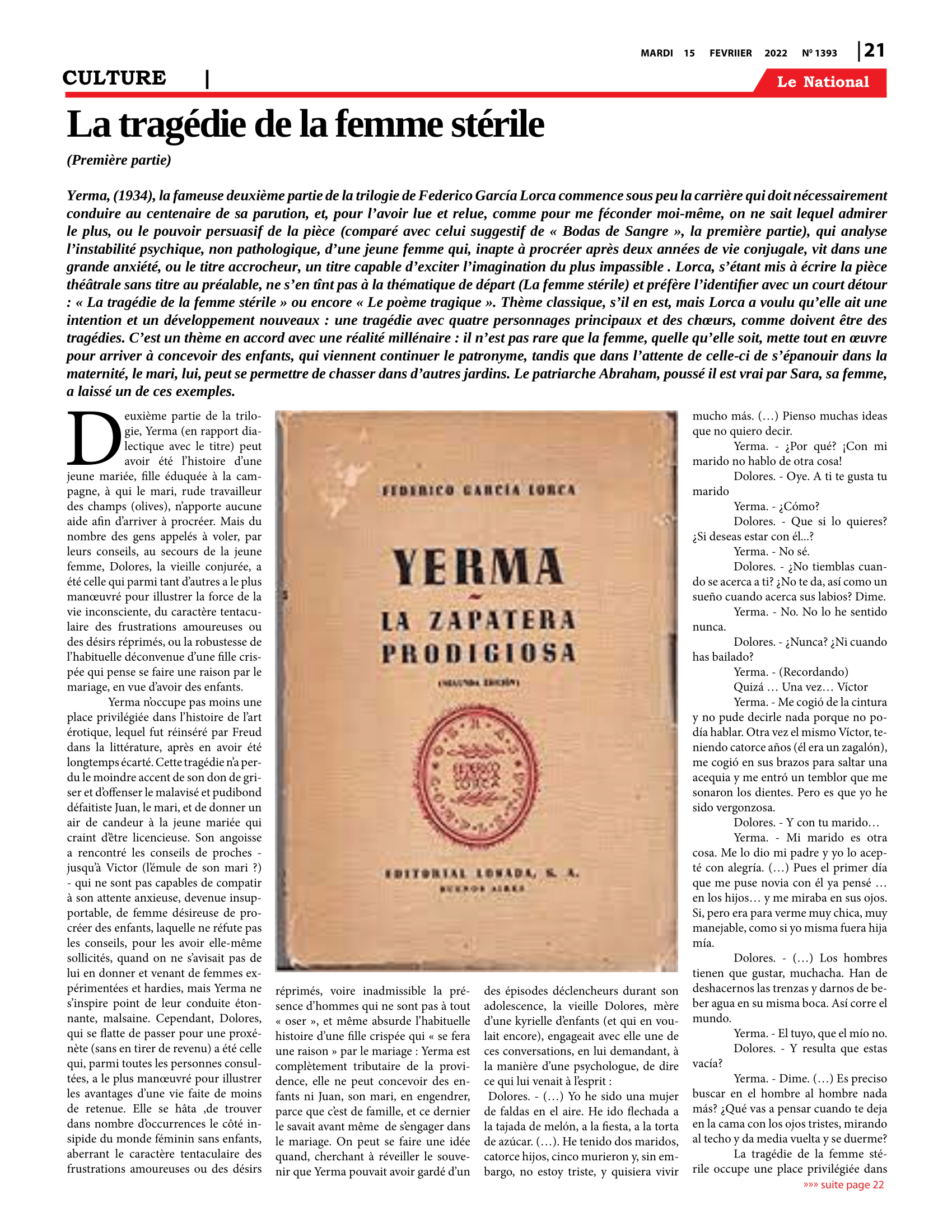 Page 21 de l'édition 1393