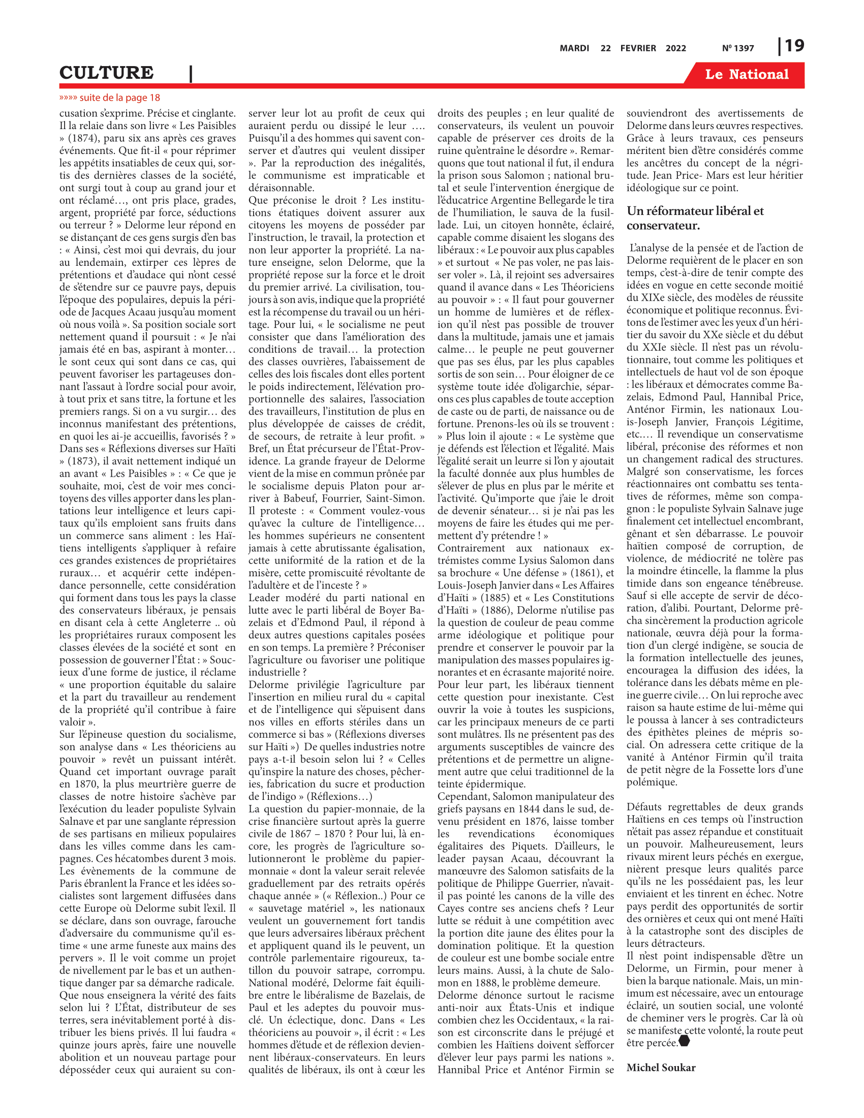 Page 19 de l'édition 1397