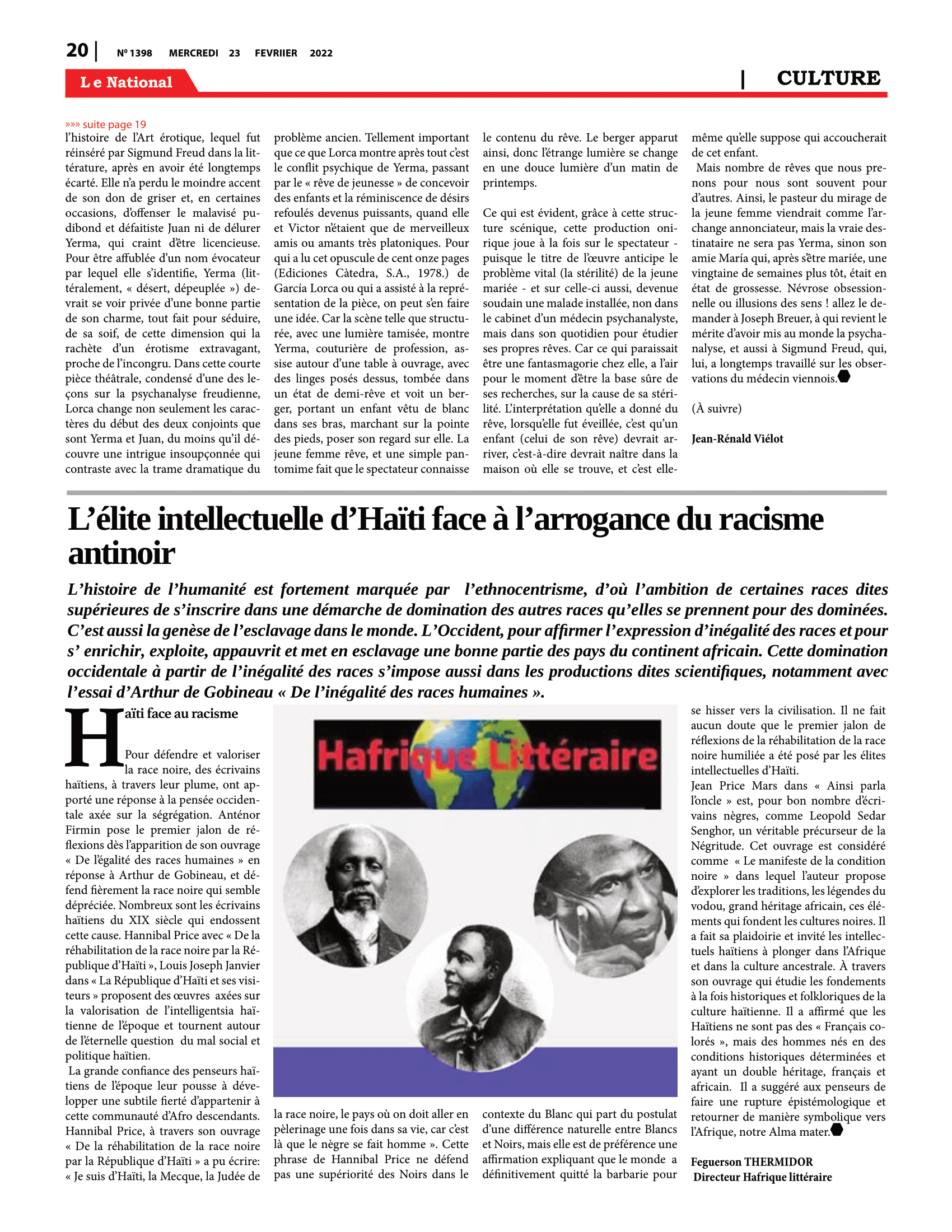 Page 20 de l'édition 1398