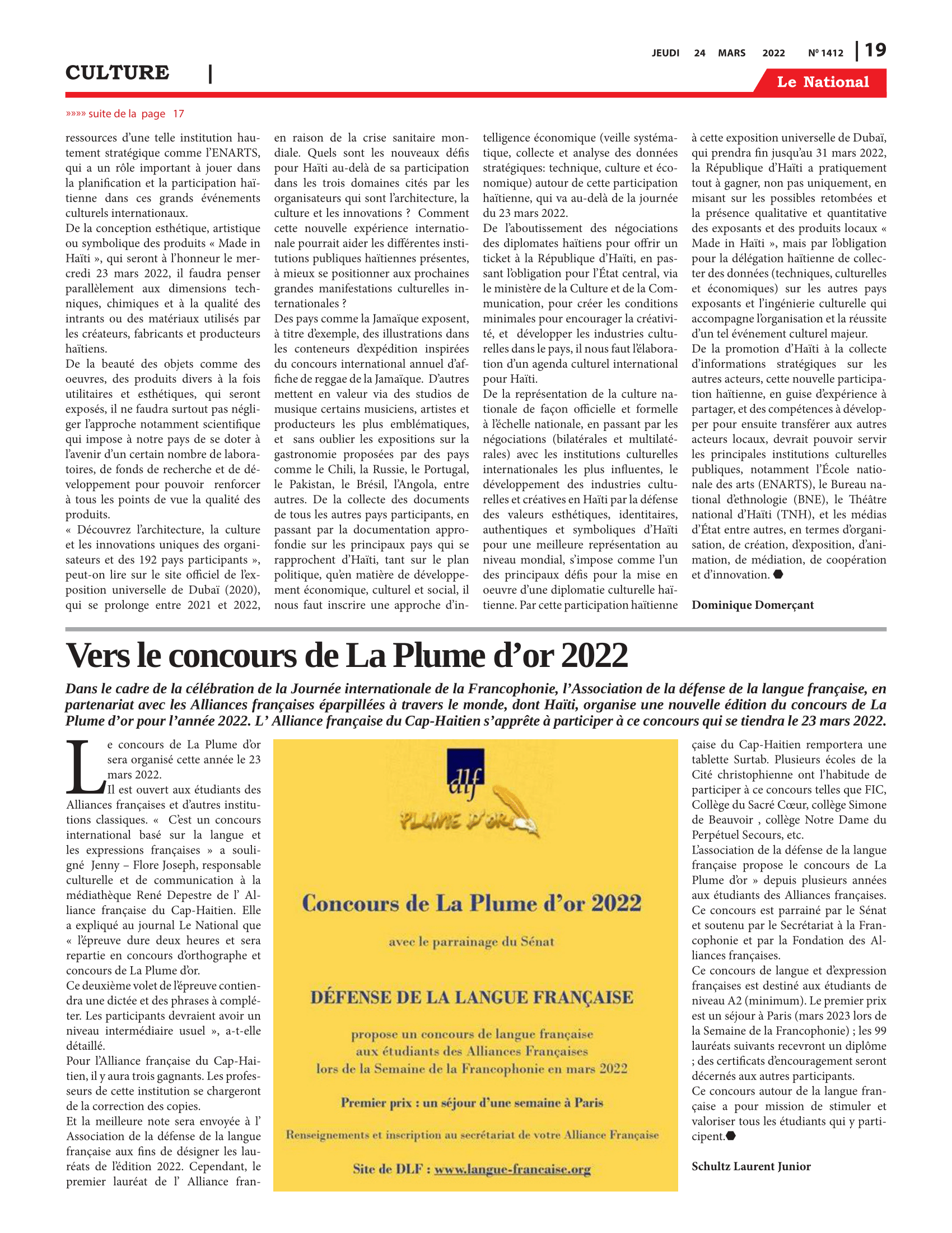 Page 19 de l'édition 1412